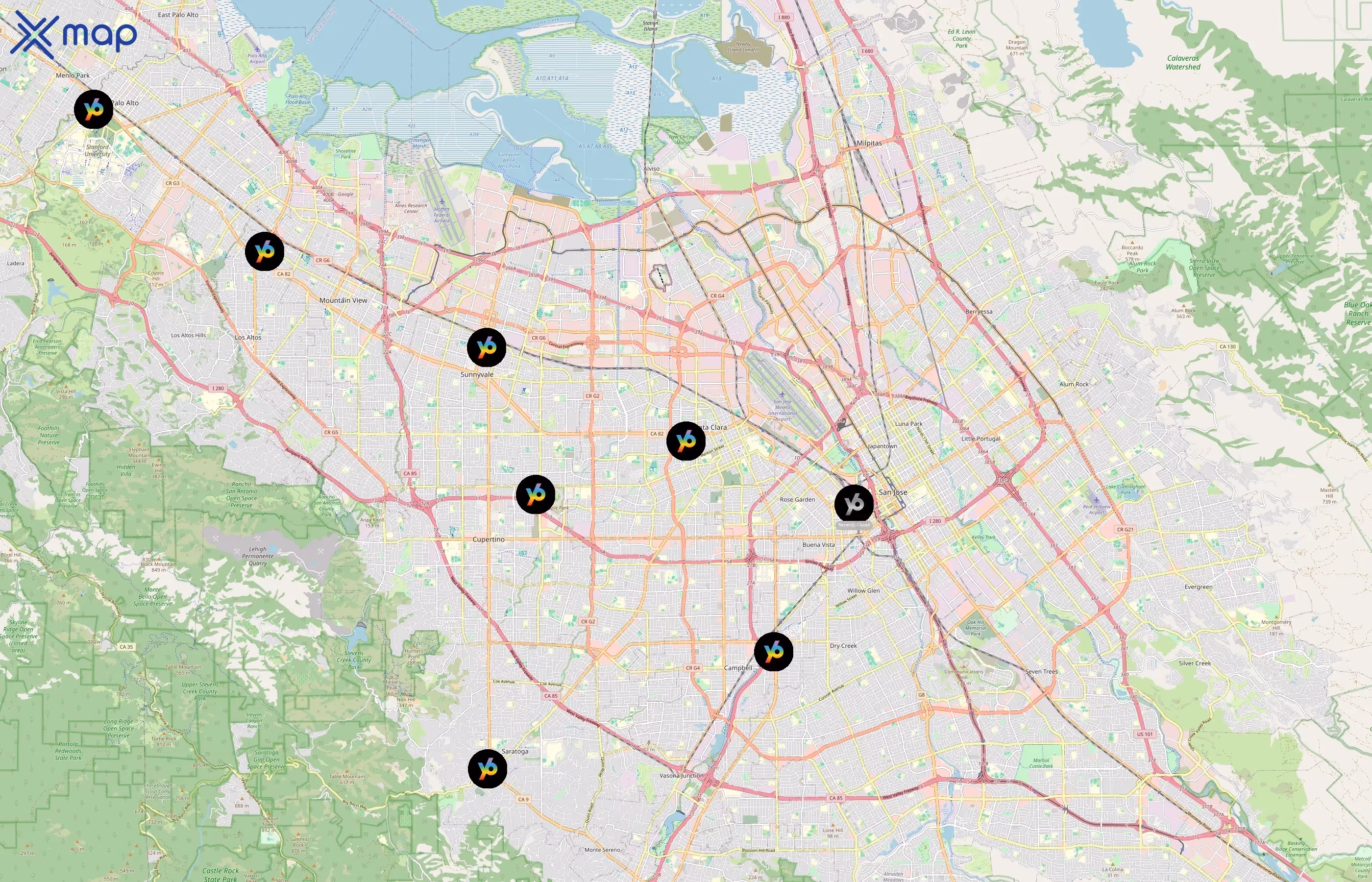 YogaSix area coverage