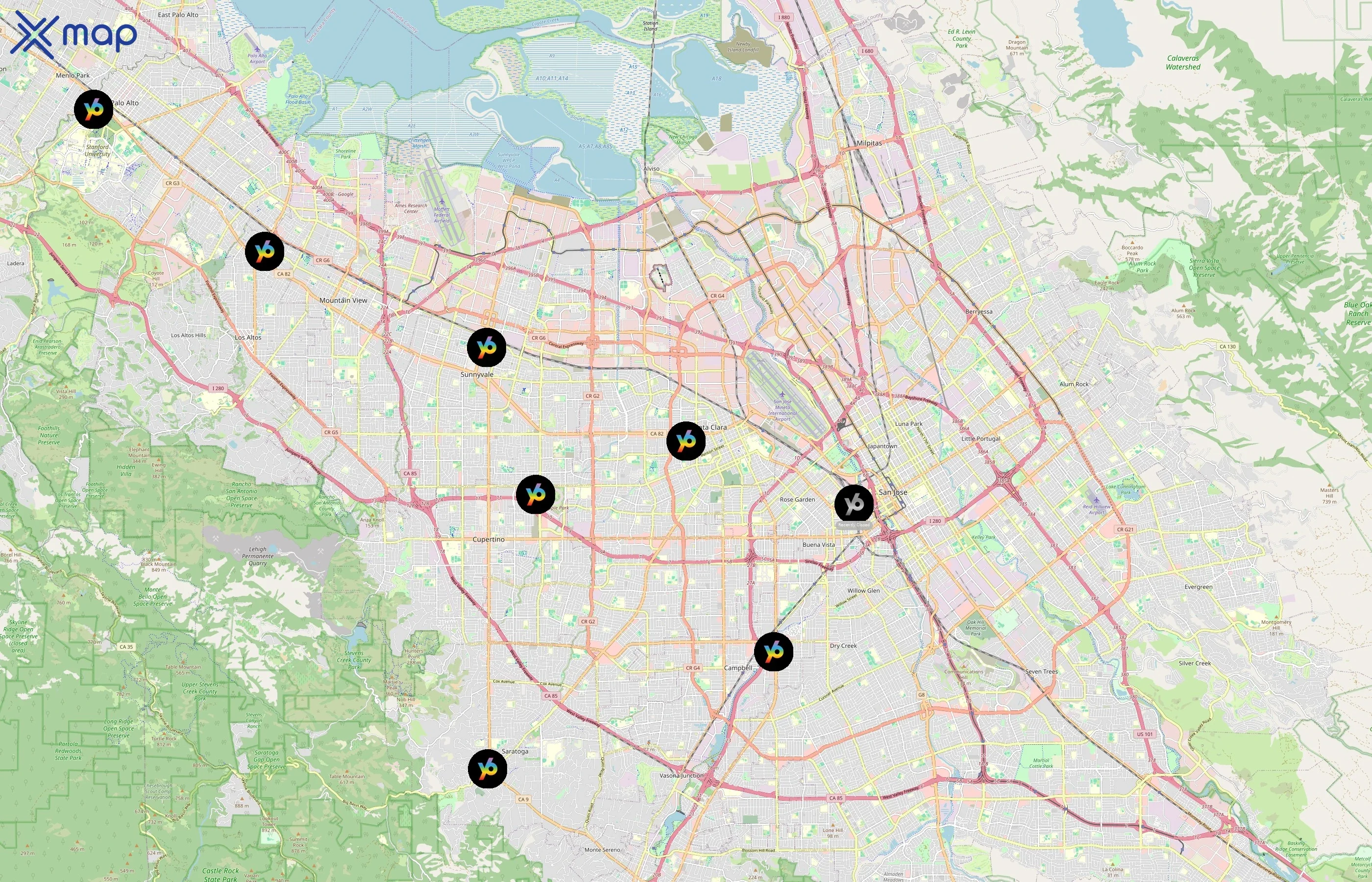 YogaSix area coverage