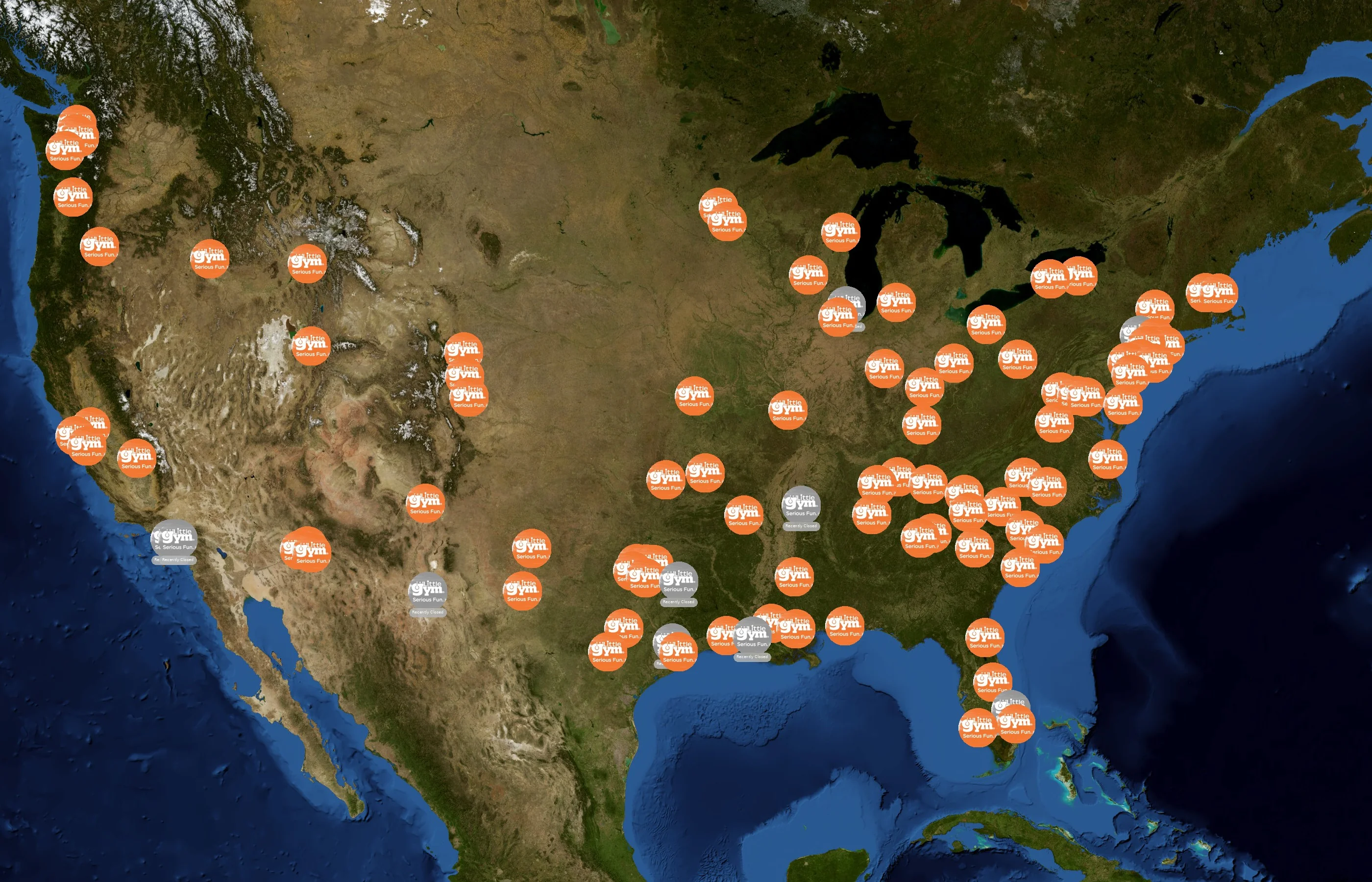 The Little Gym state distribution