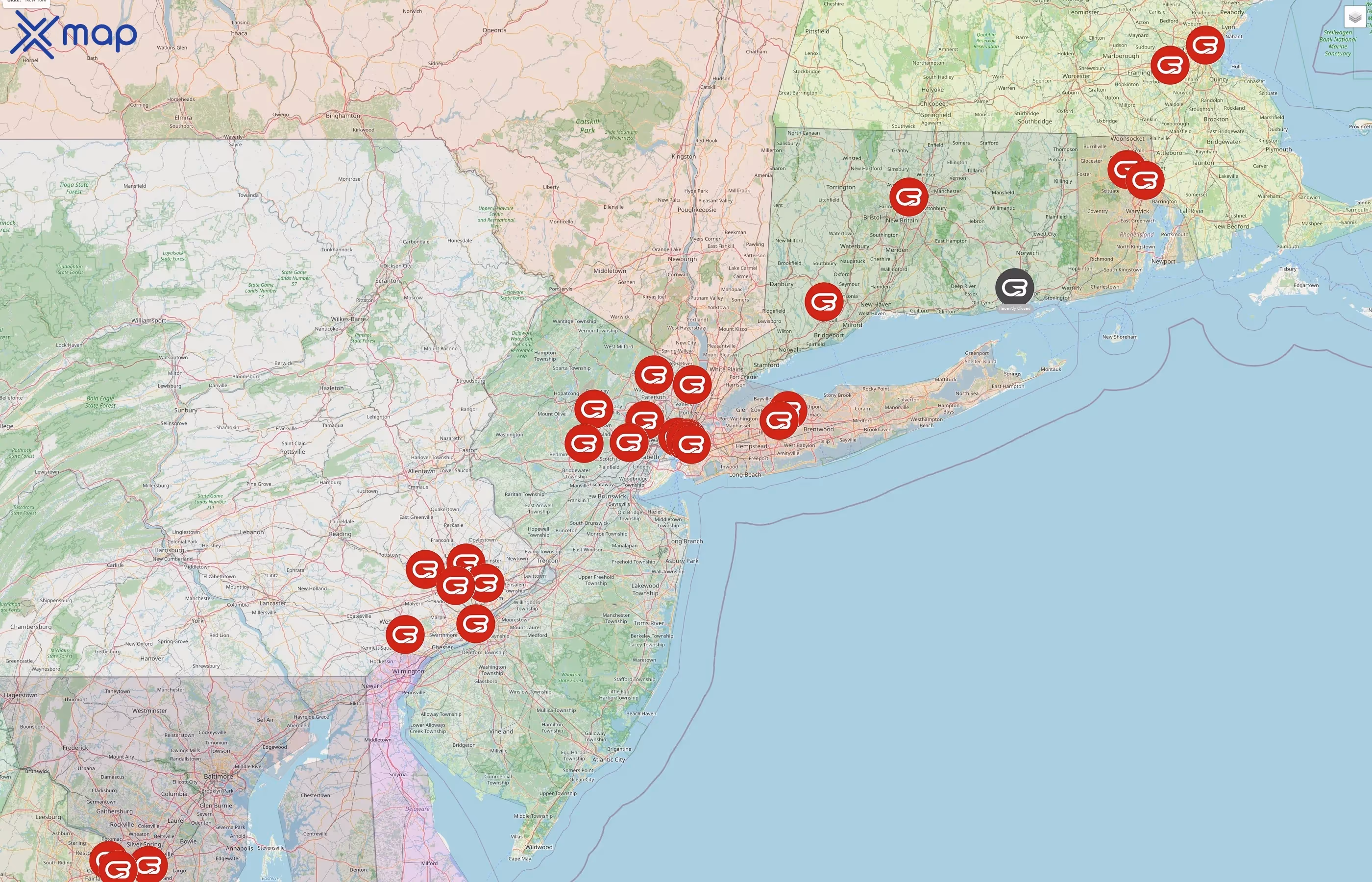 CycleBar street hotspots