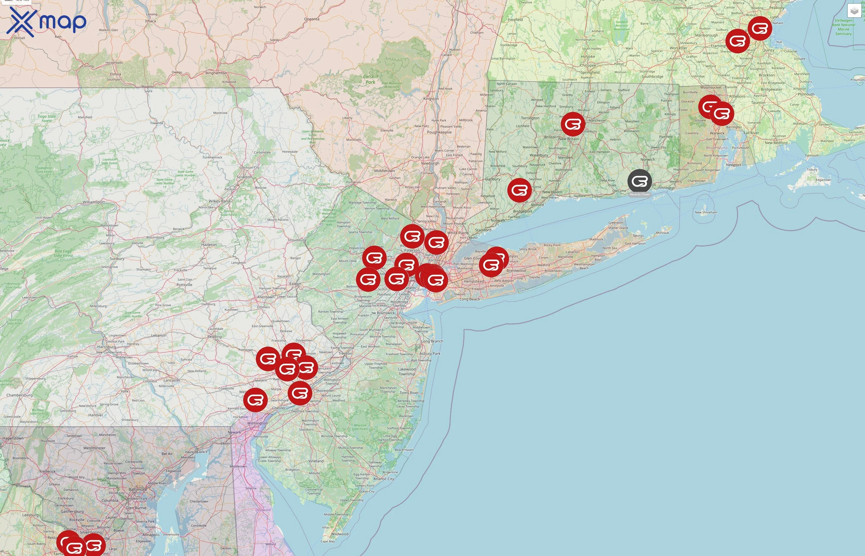 CycleBar street hotspots