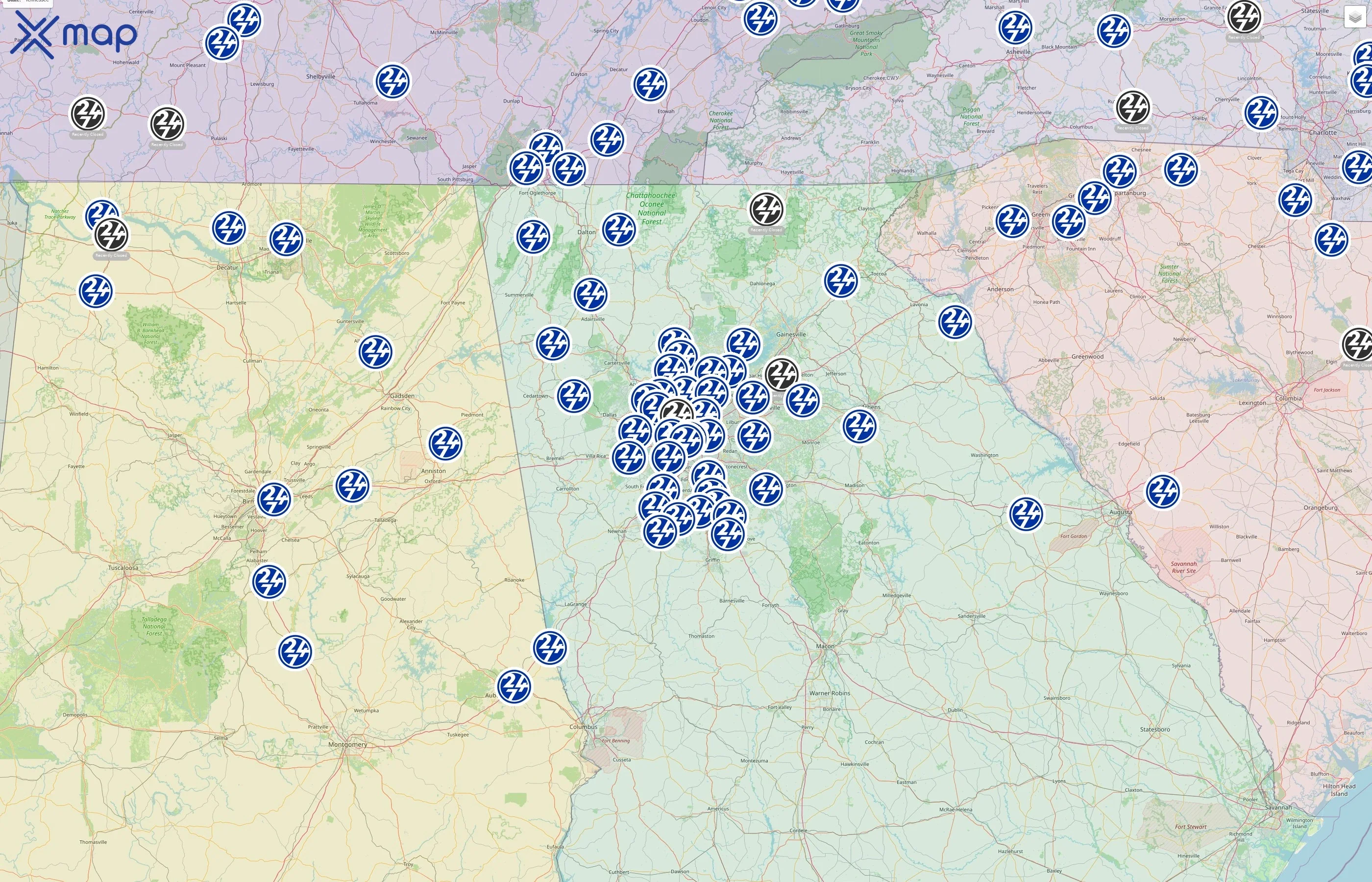 Workout Anytime street hotspots