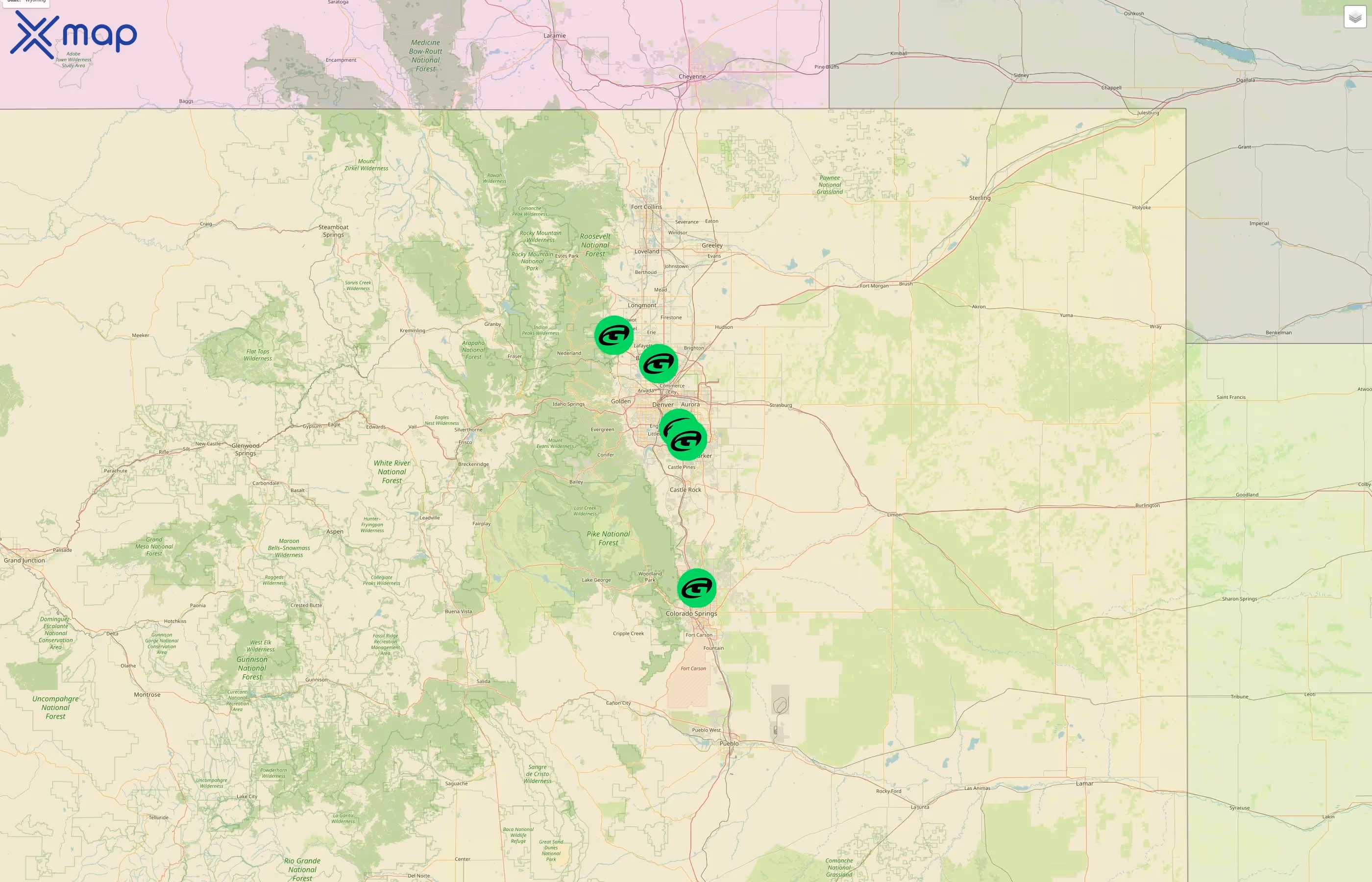 GOLFTEC street hotspots