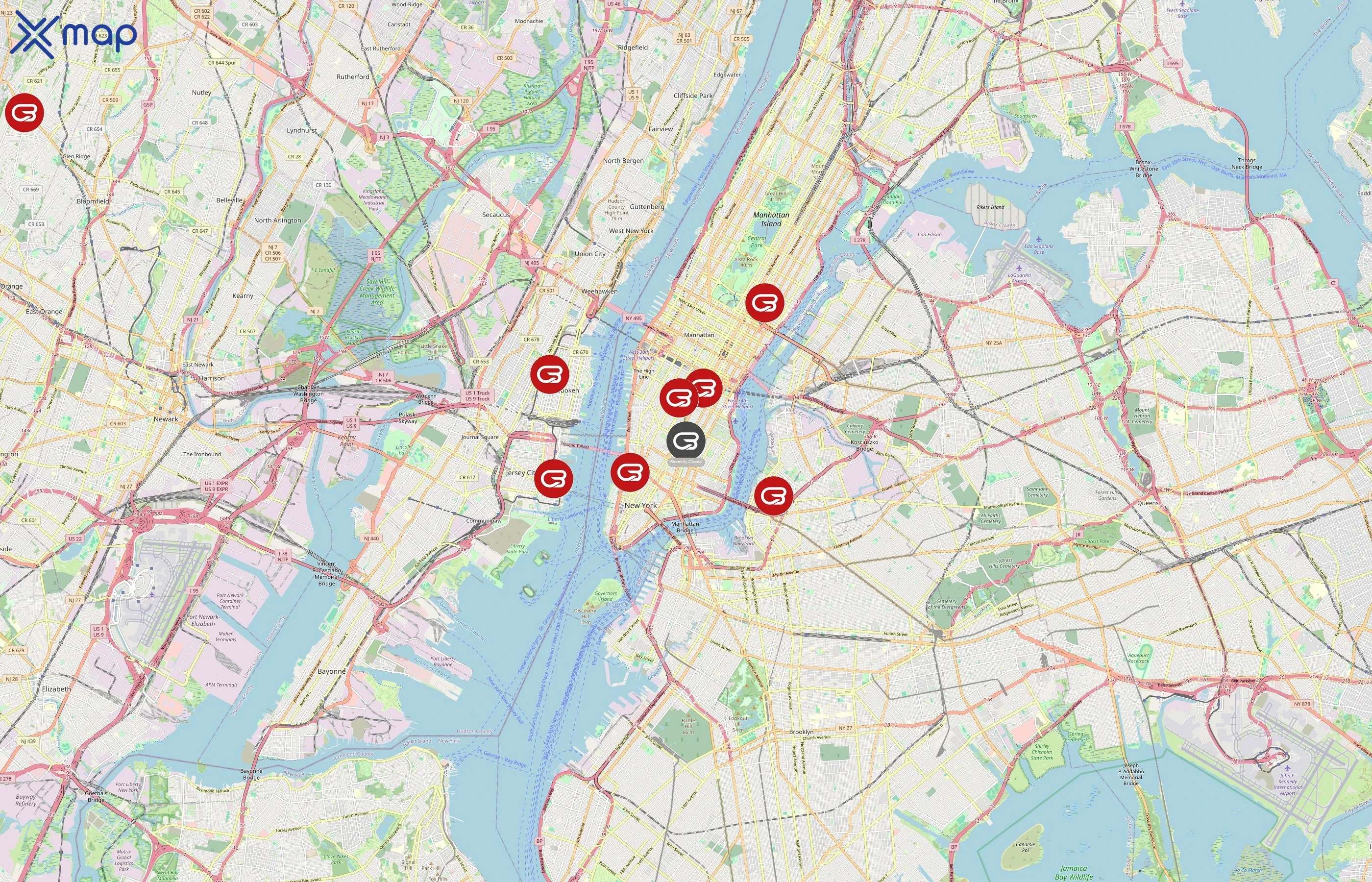 CycleBar area coverage