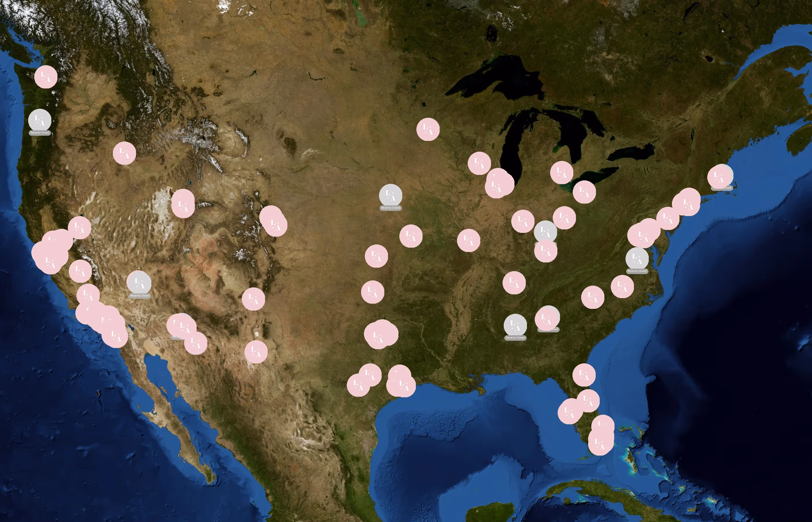 LaserAway state distribution
