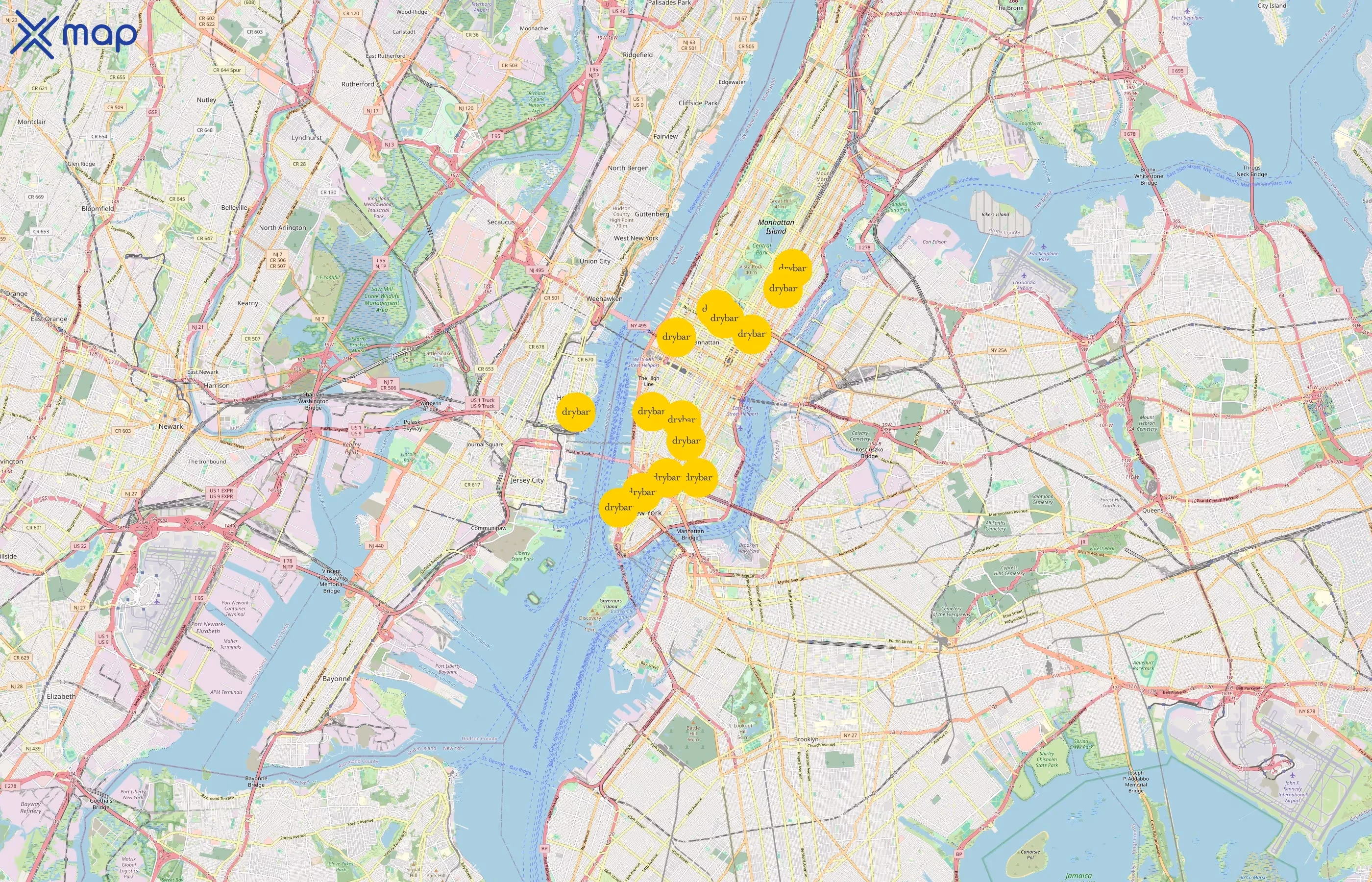 Drybar area coverage