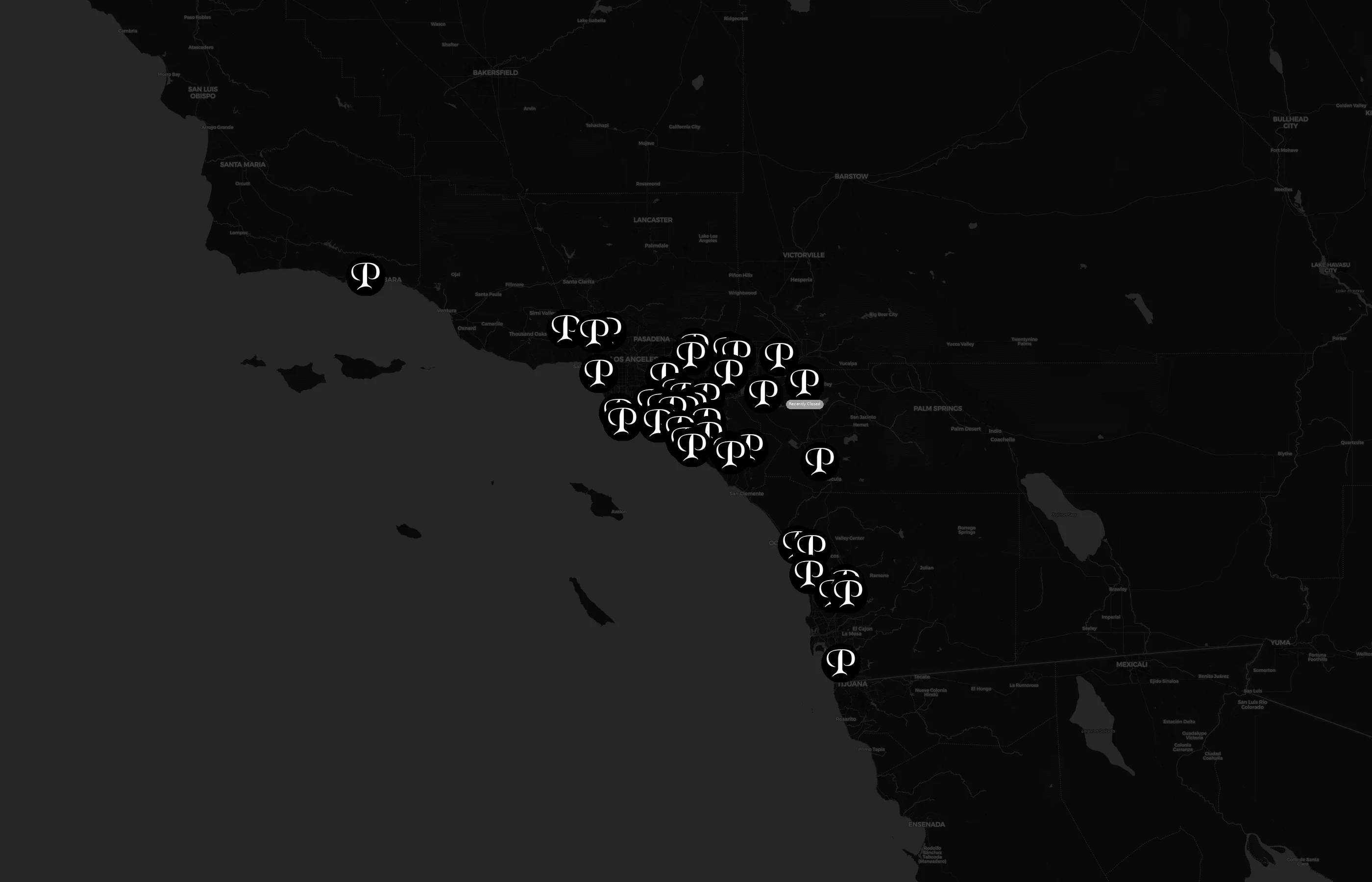 Phenix Salon Suites city distribution