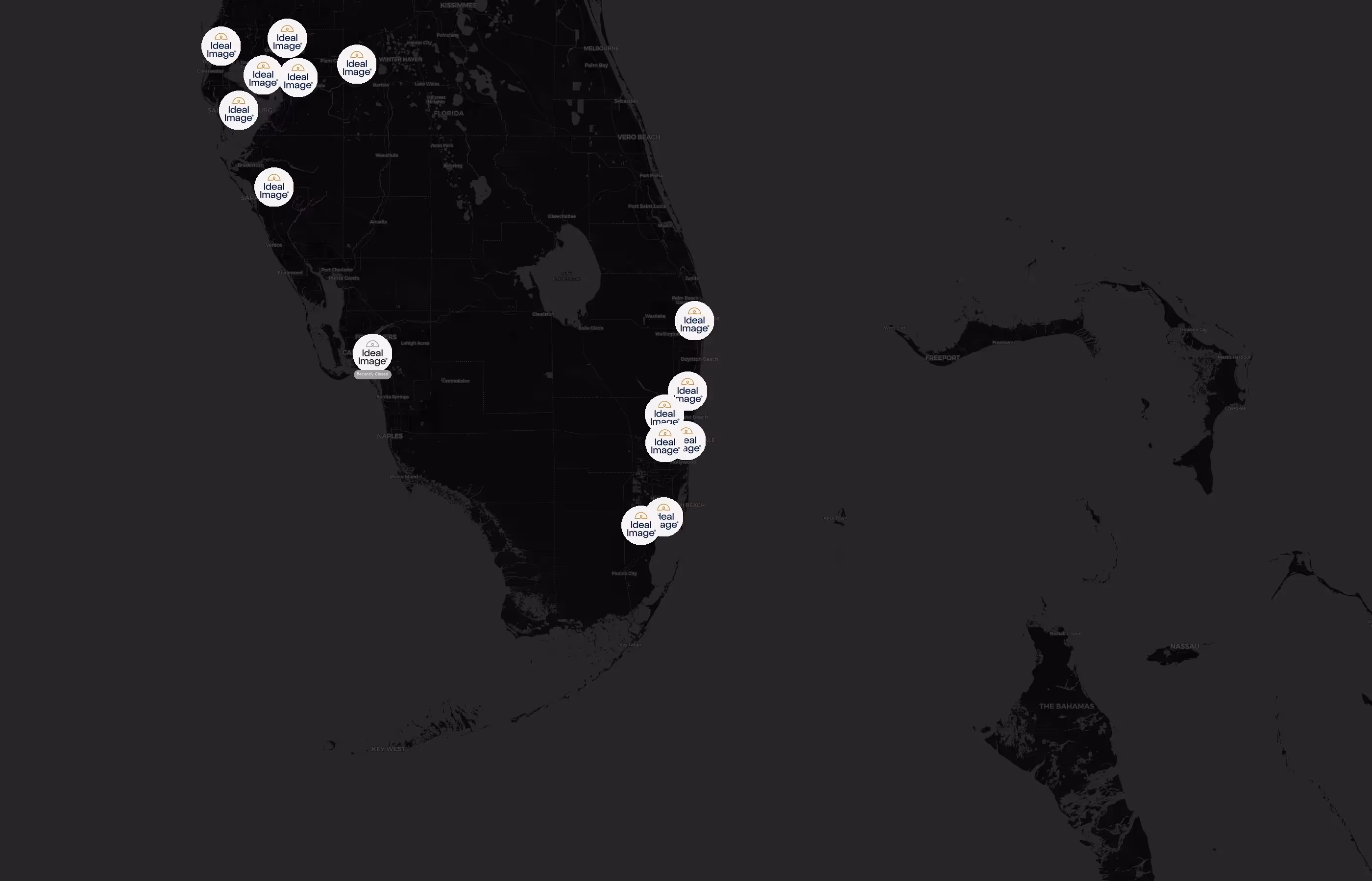 Ideal Image city distribution
