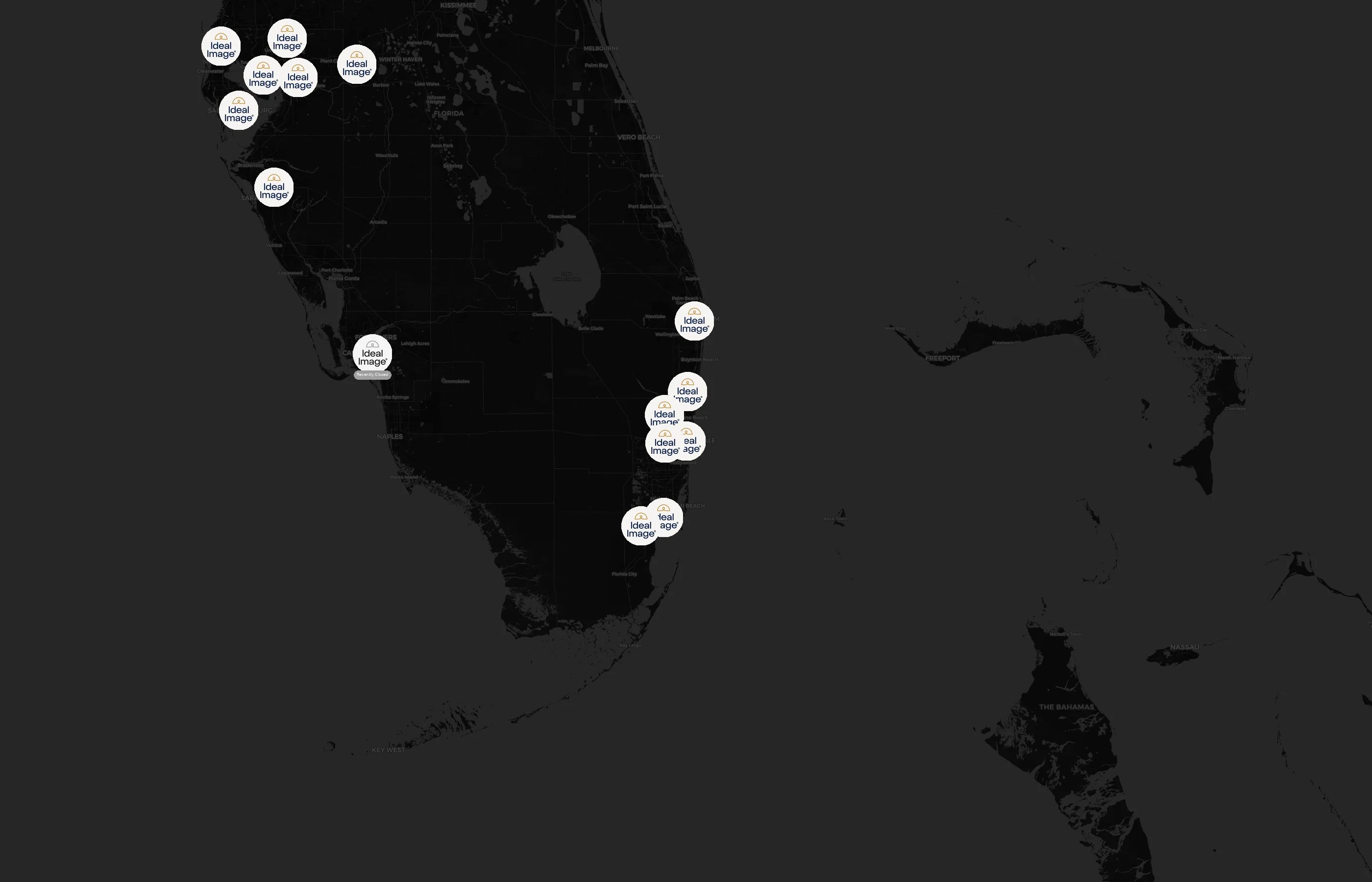 Ideal Image city distribution