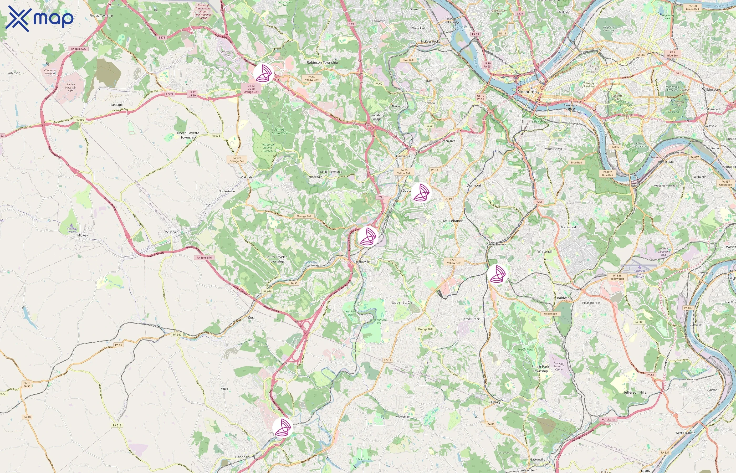 Deka Lash area coverage