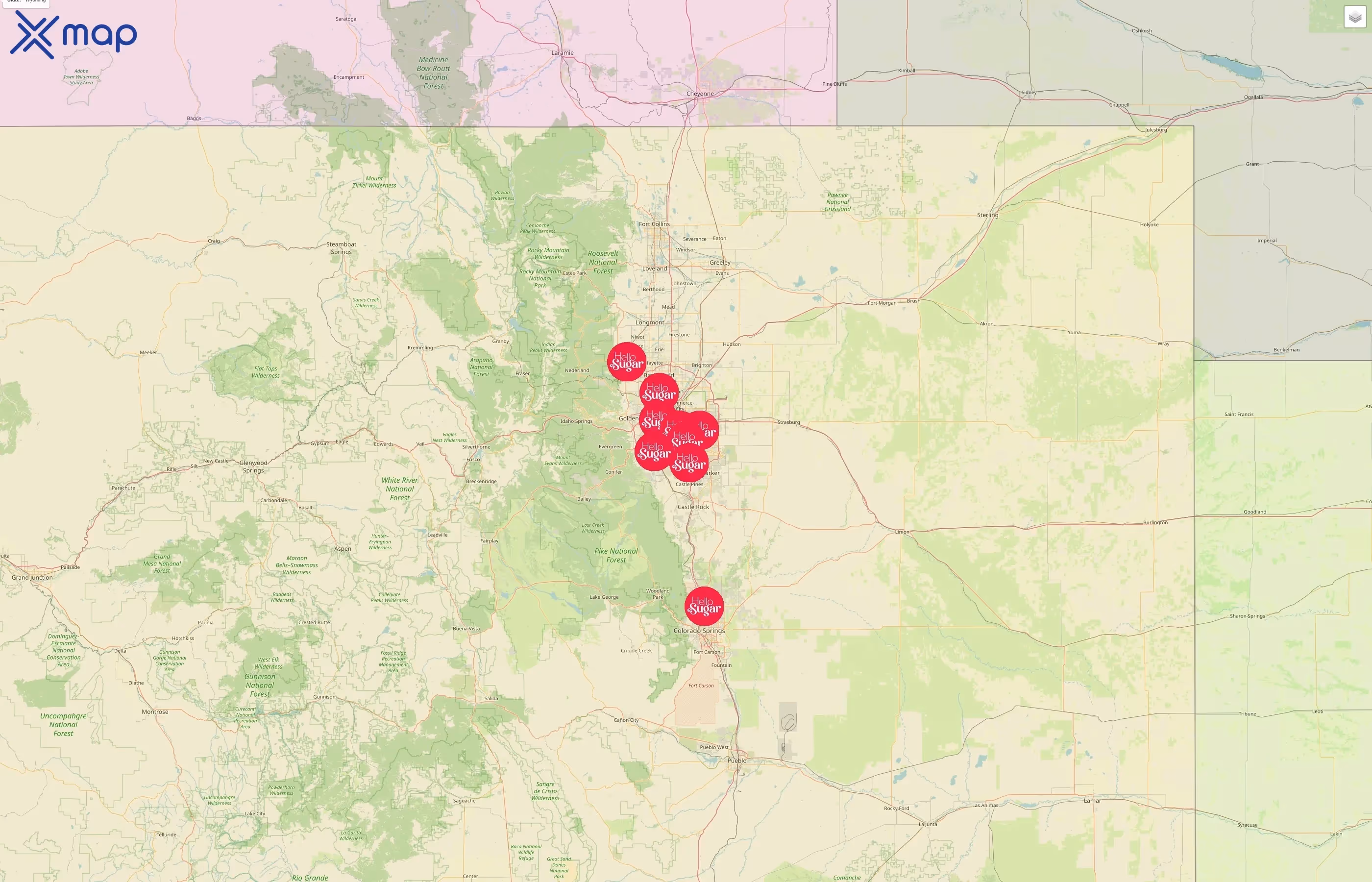 Hello Sugar street hotspots