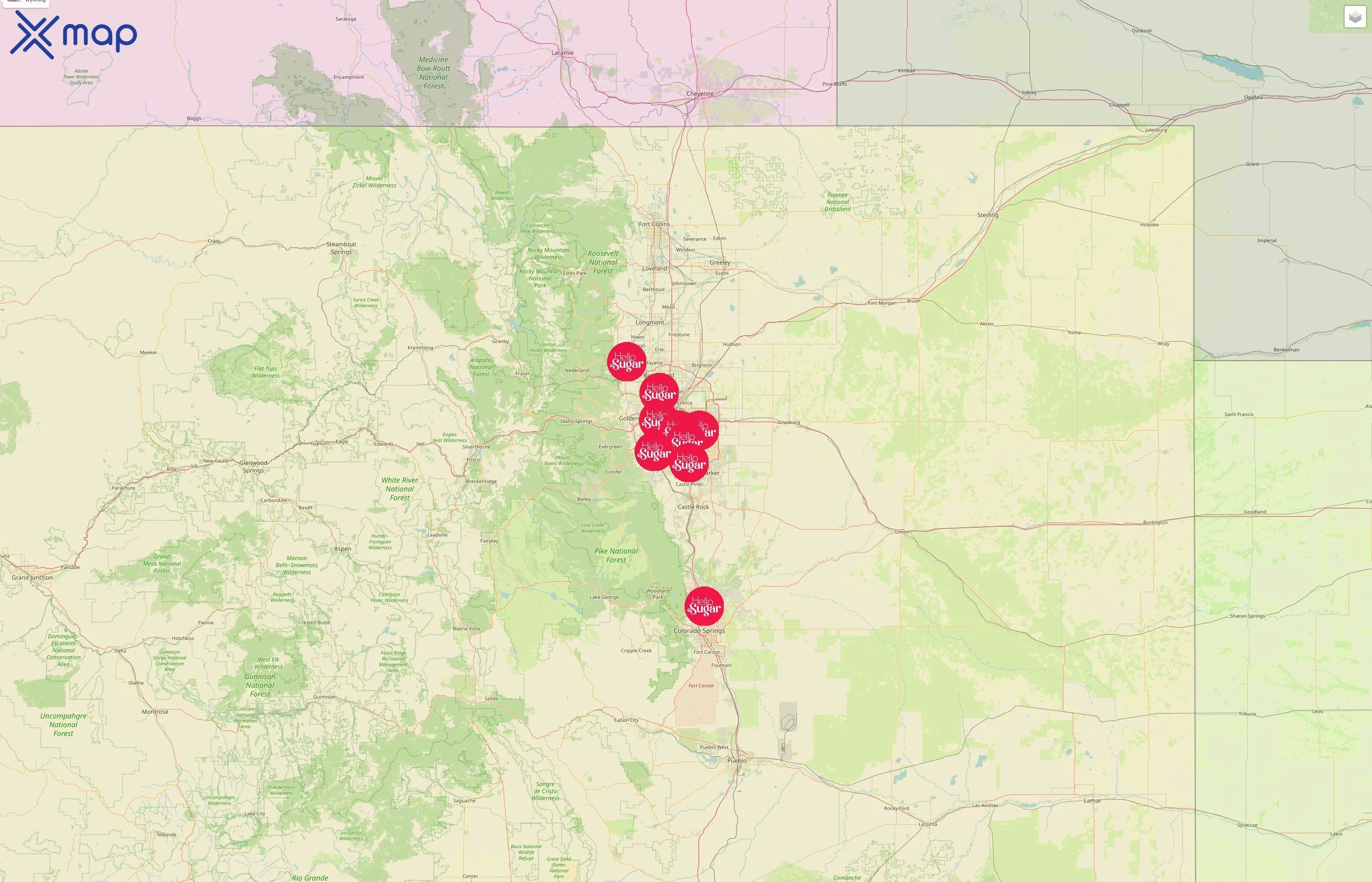 Hello Sugar street hotspots