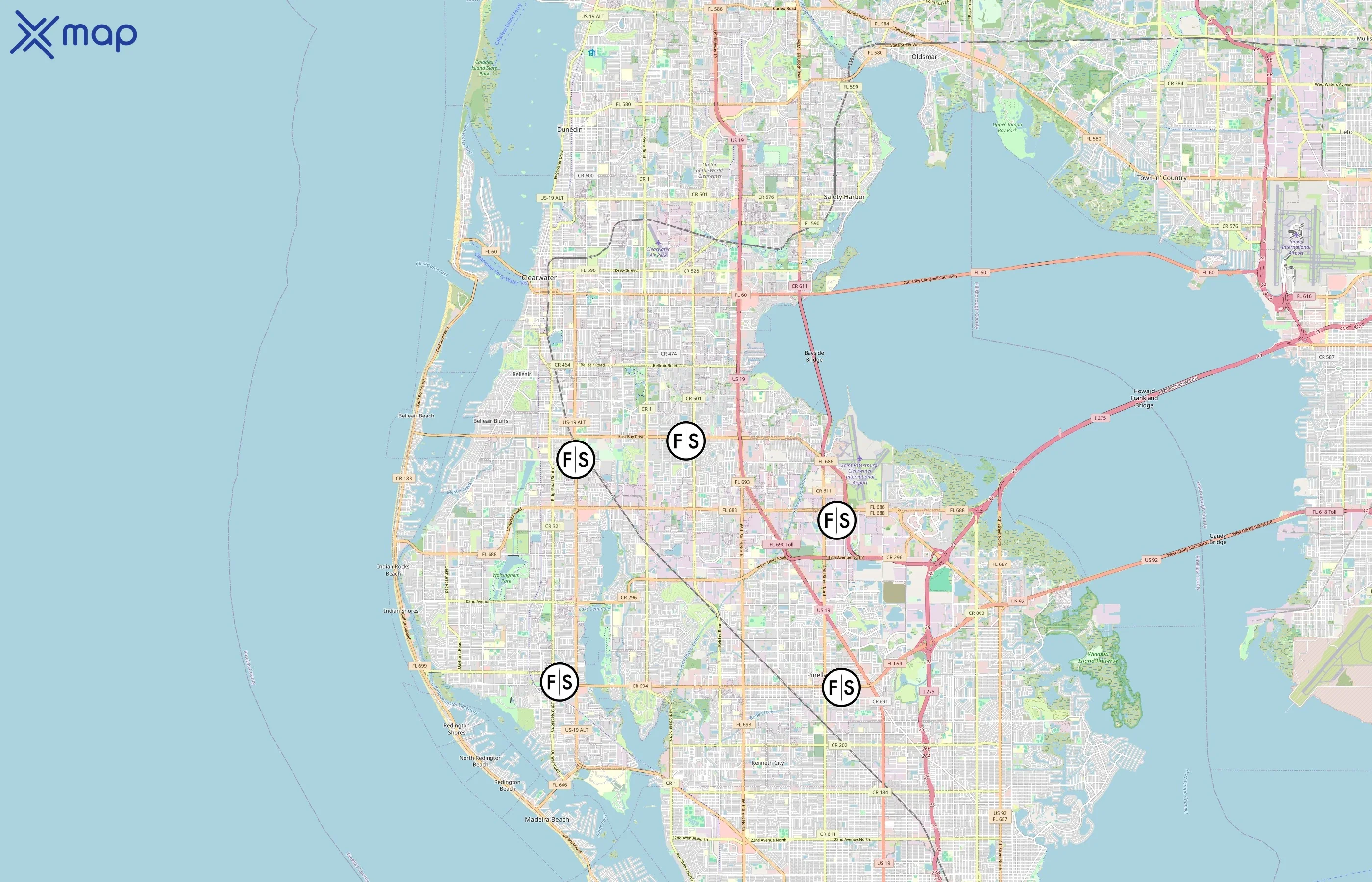 Fantastic Sams area coverage