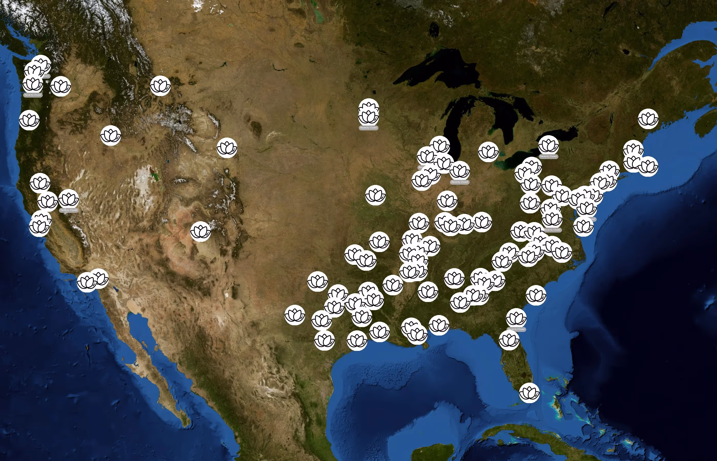 Pro Nails state distribution
