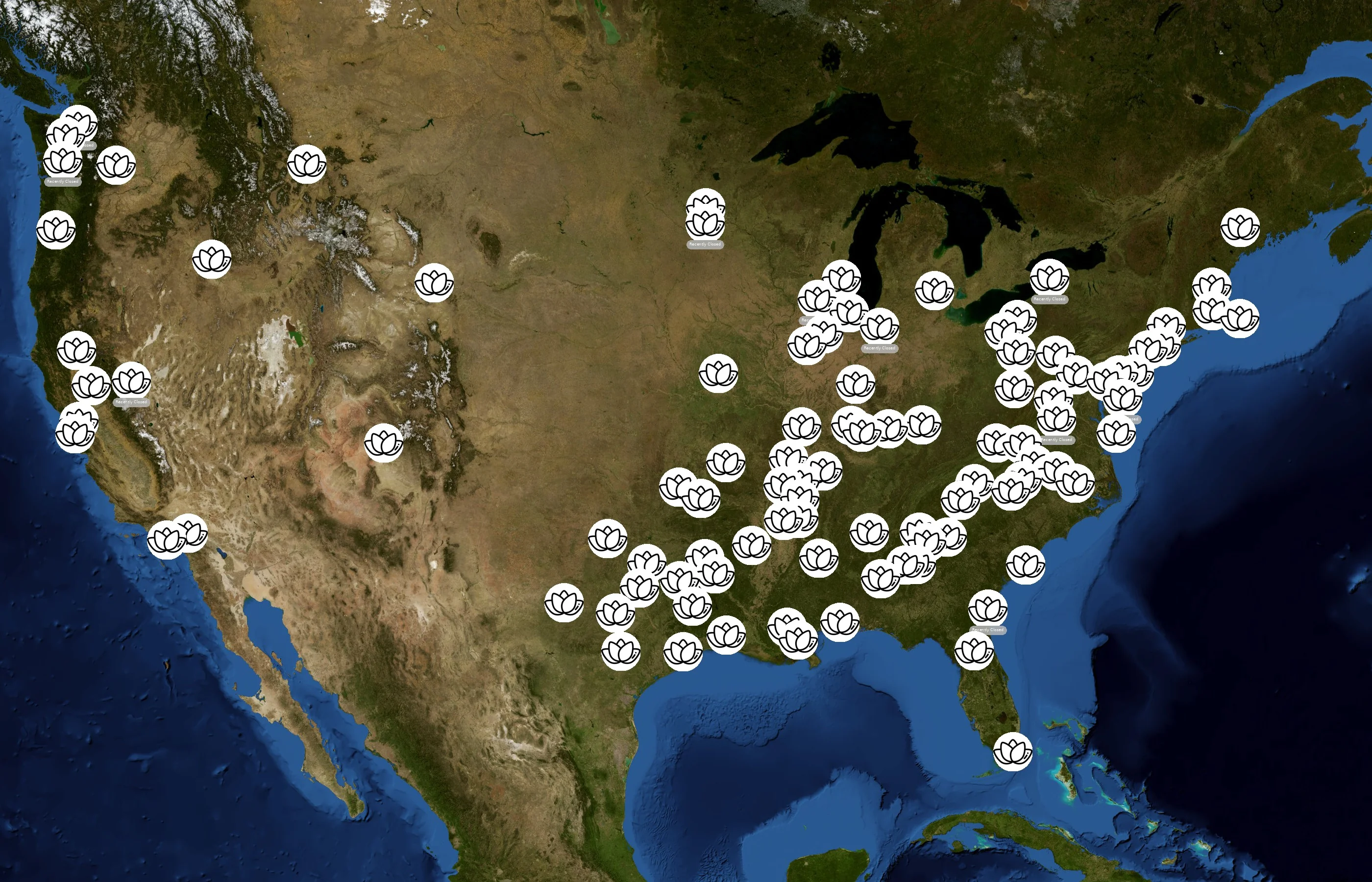 Pro Nails state distribution