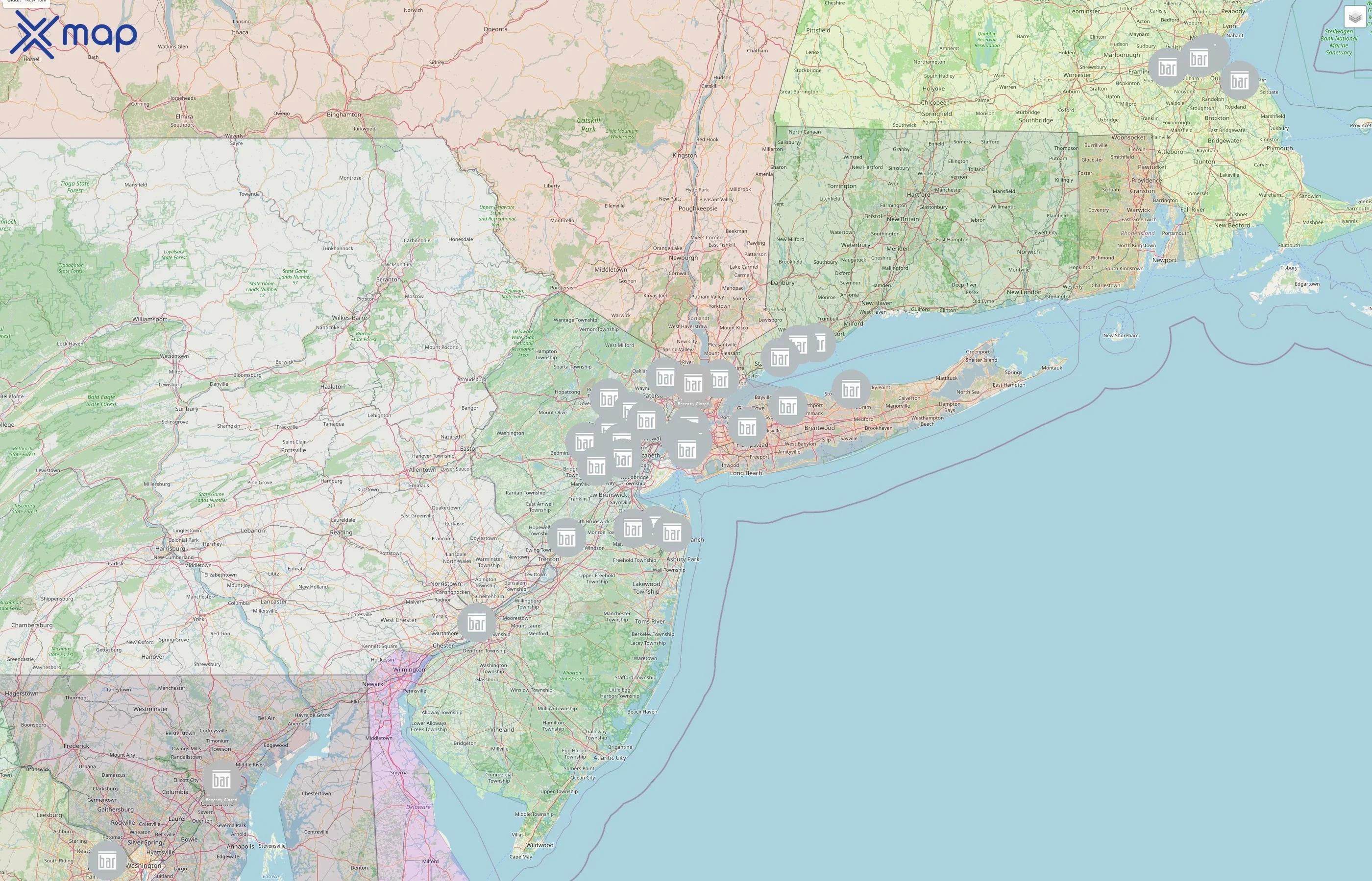 The Bar Method street hotspots