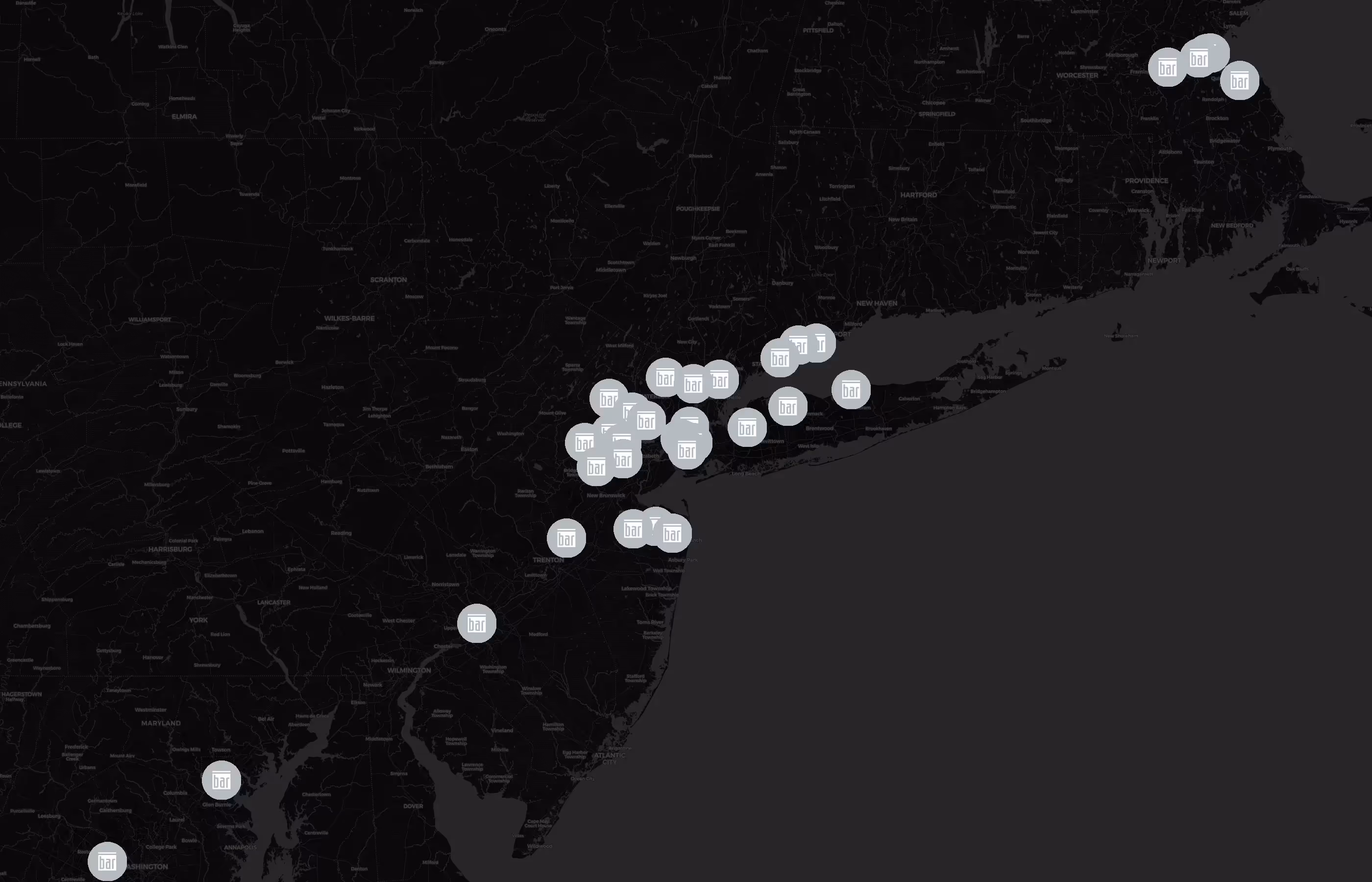 The Bar Method city distribution