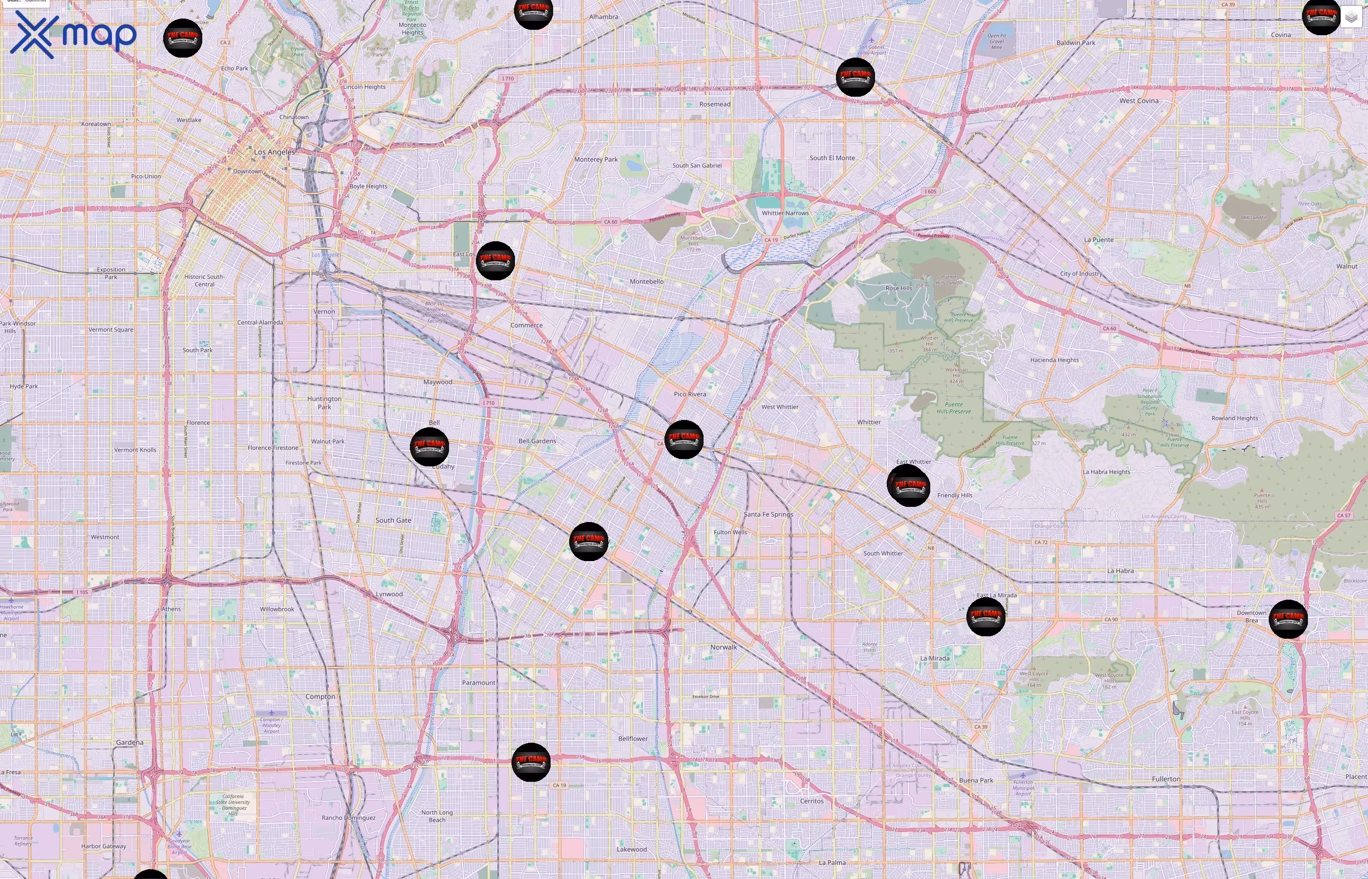 The Camp Transformation Center traffic data