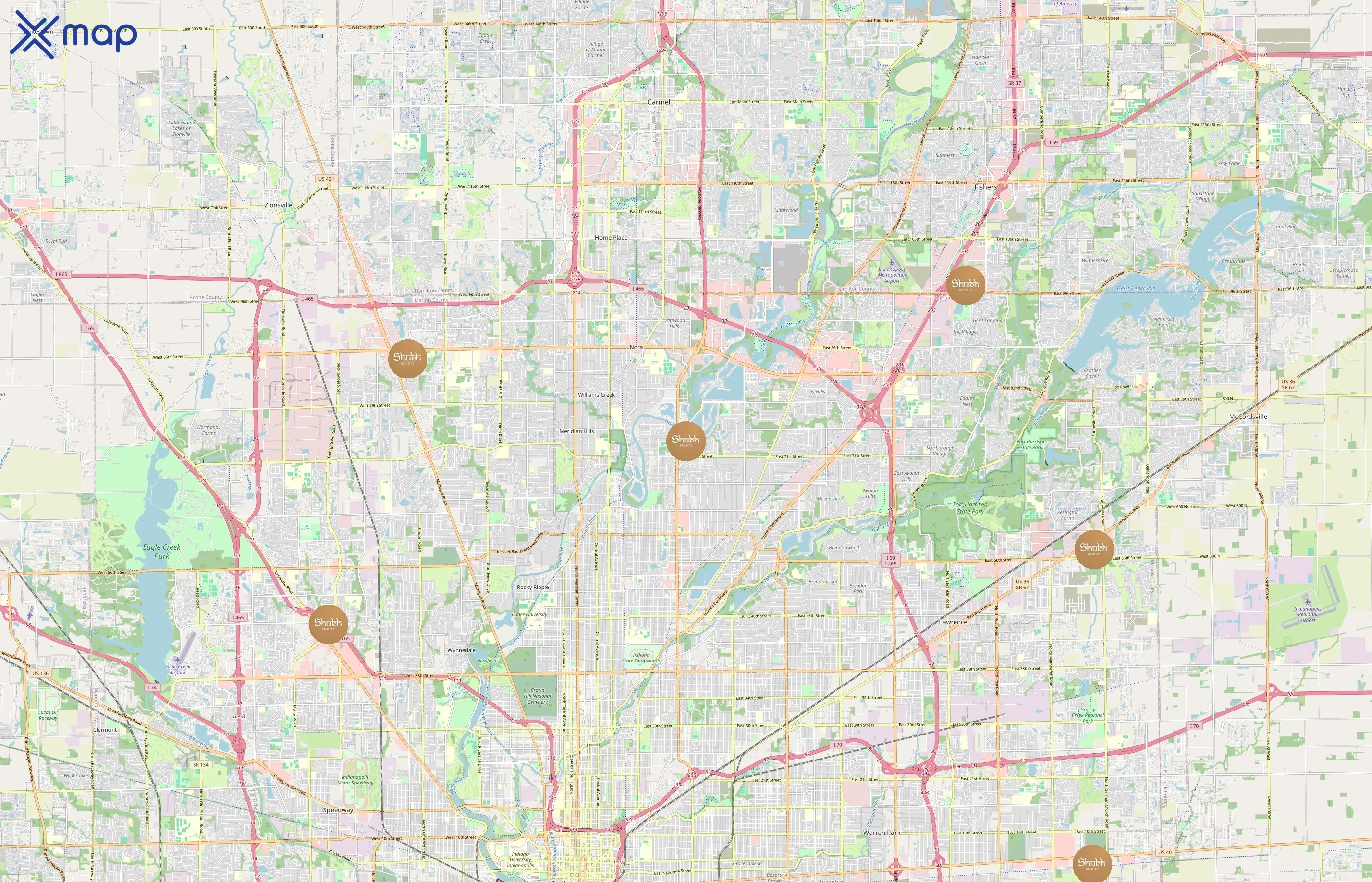 Shubh Beauty area coverage