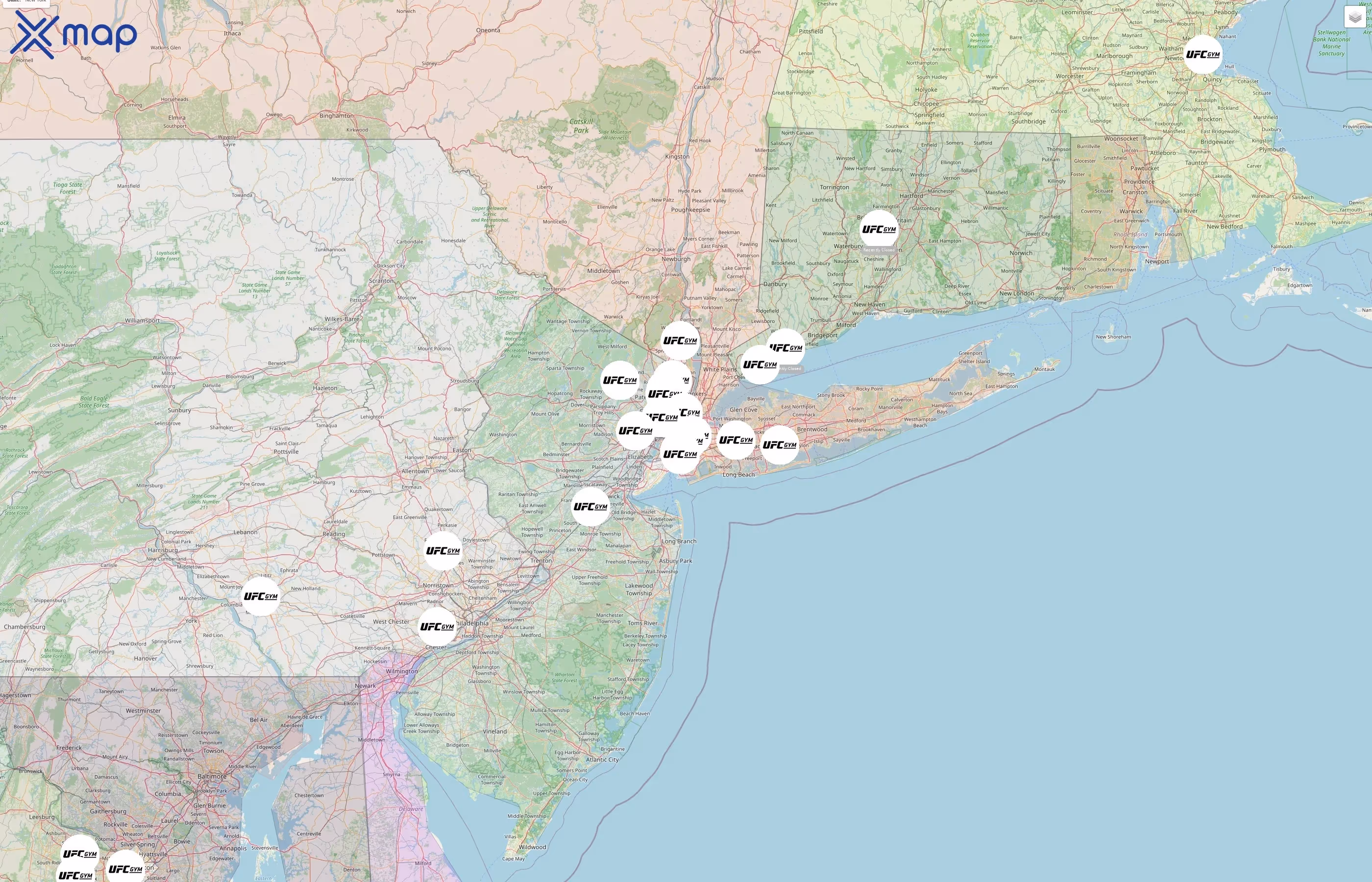 UFC Gym street hotspots