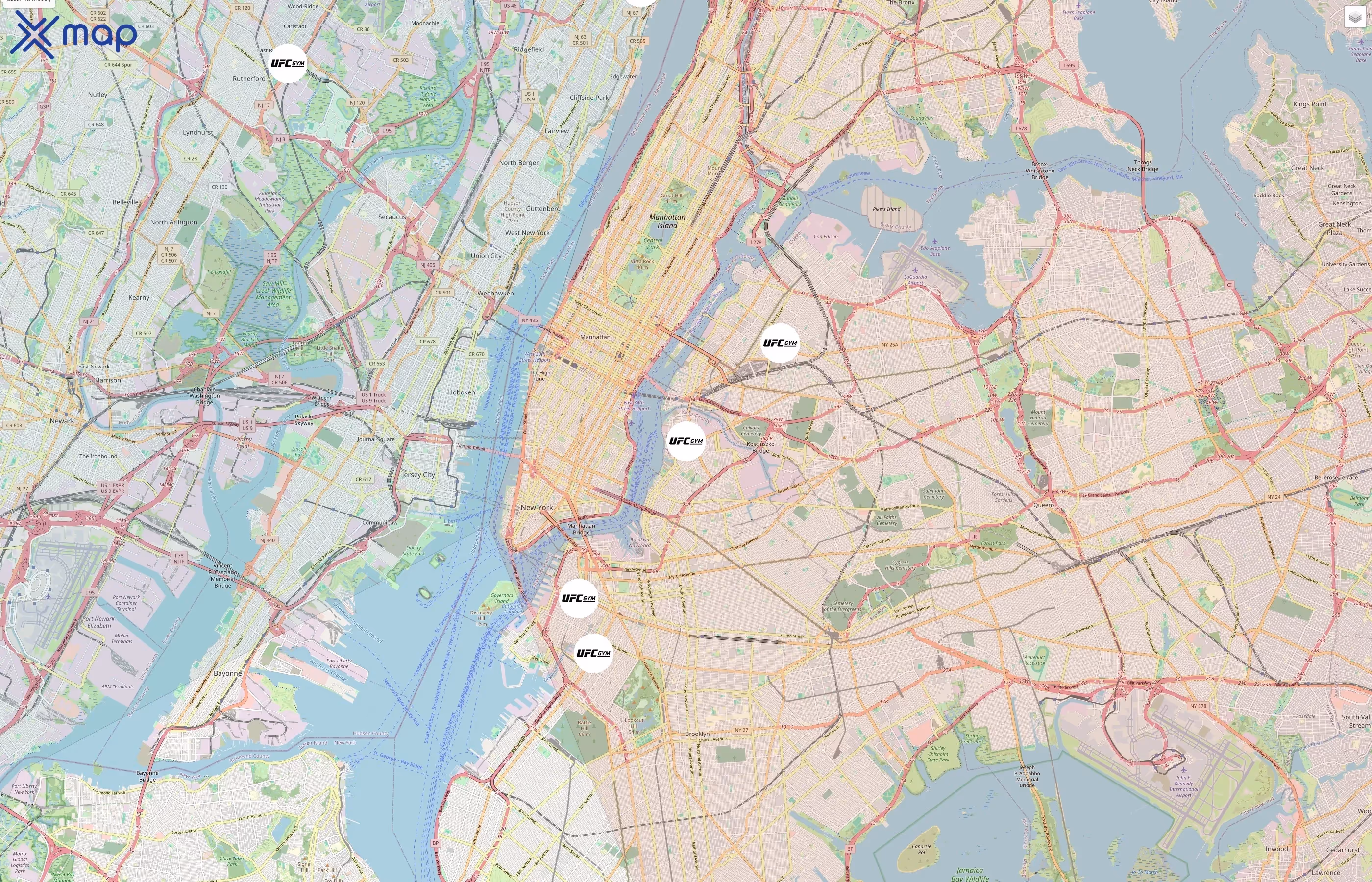 UFC Gym traffic data