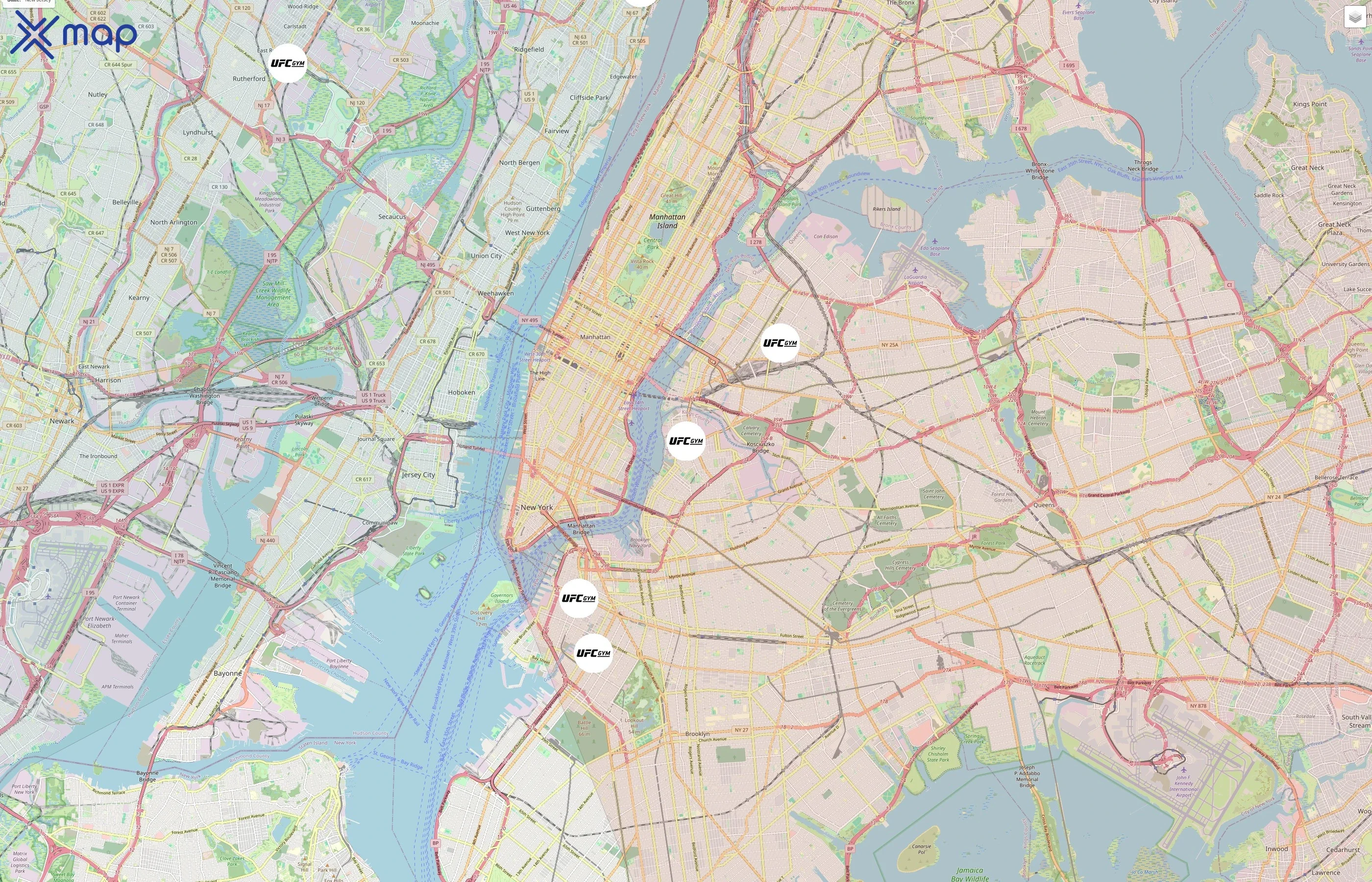 UFC Gym traffic data