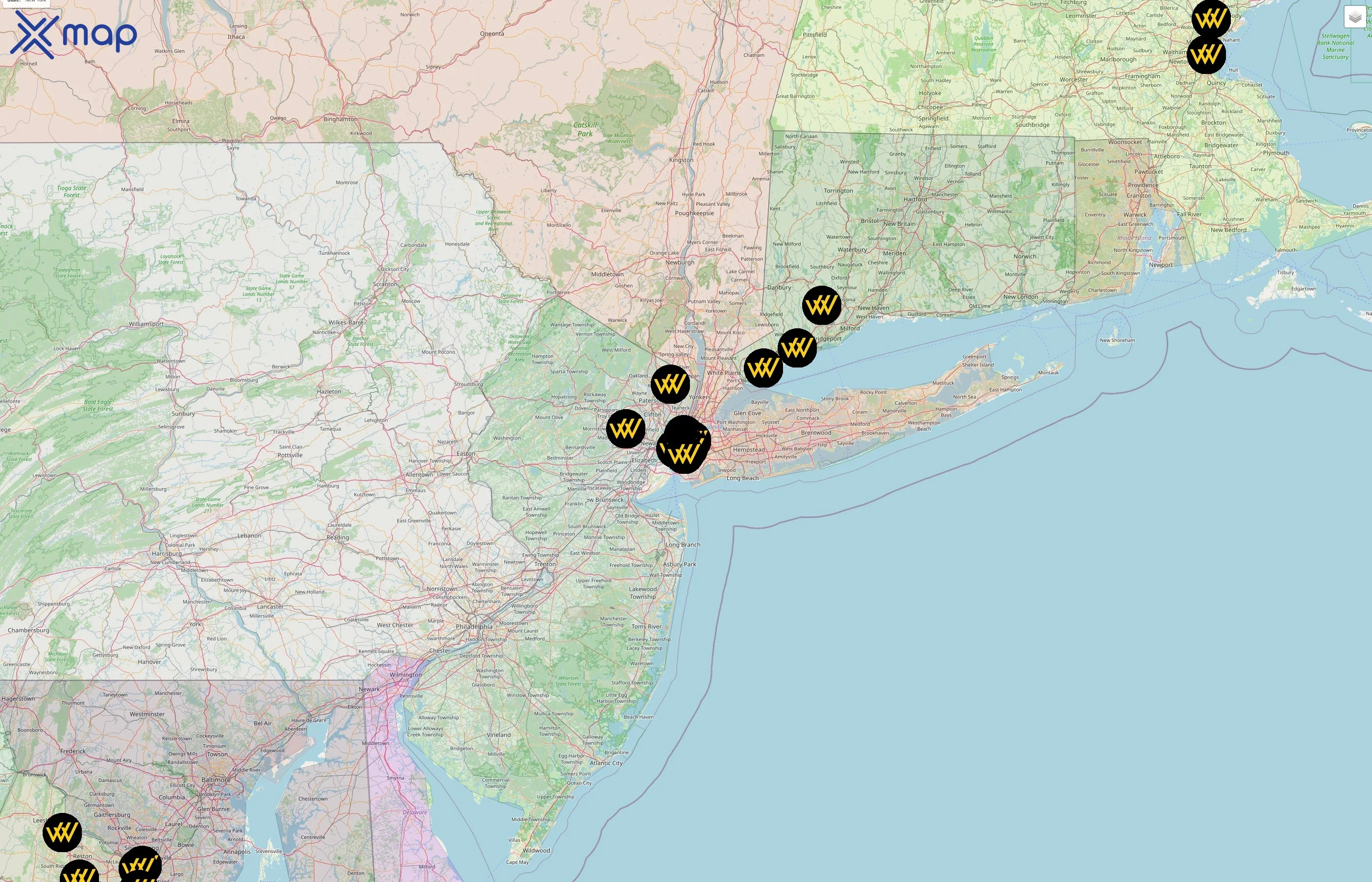 Row House street hotspots