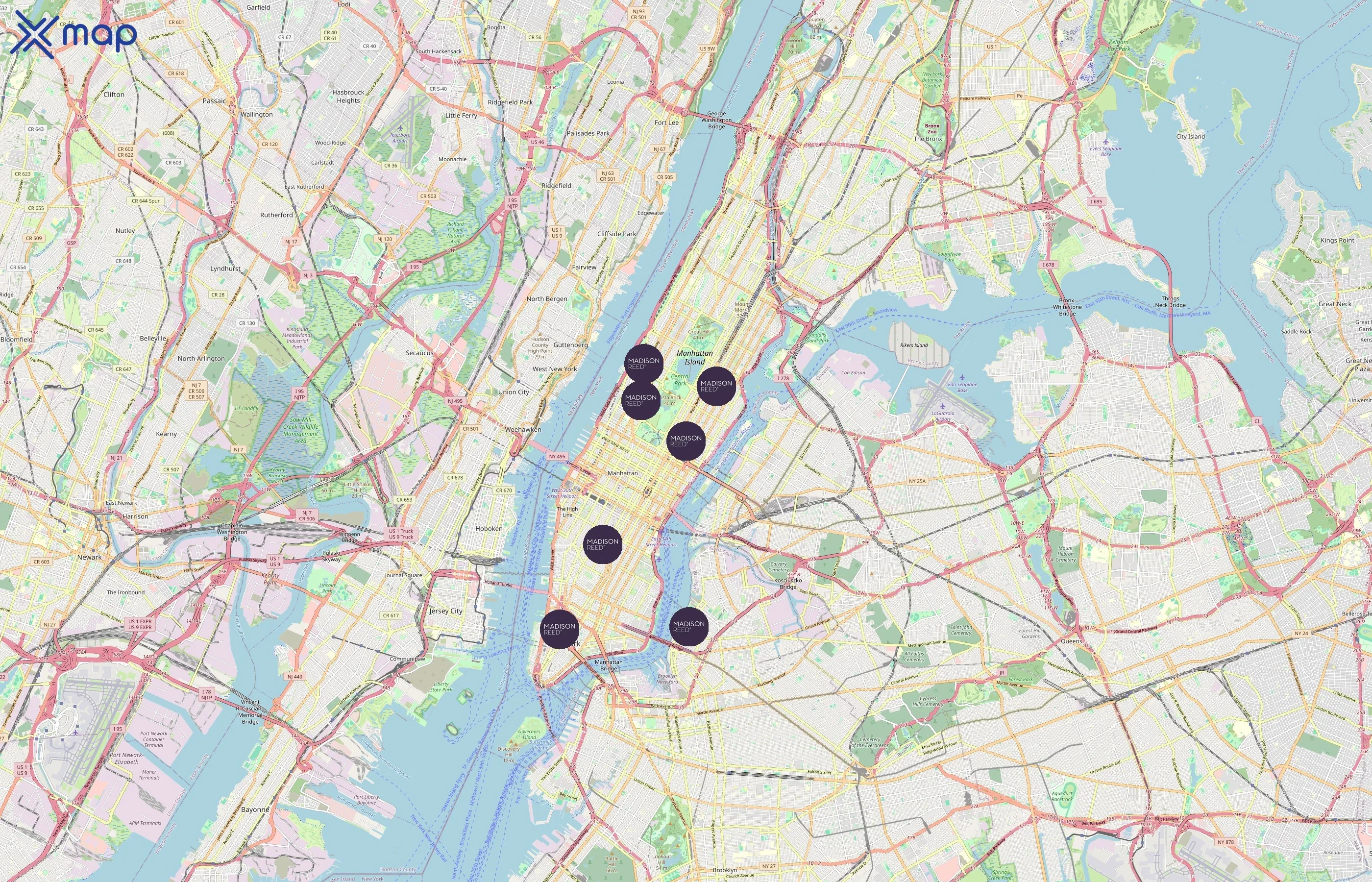 Madison Reed area coverage