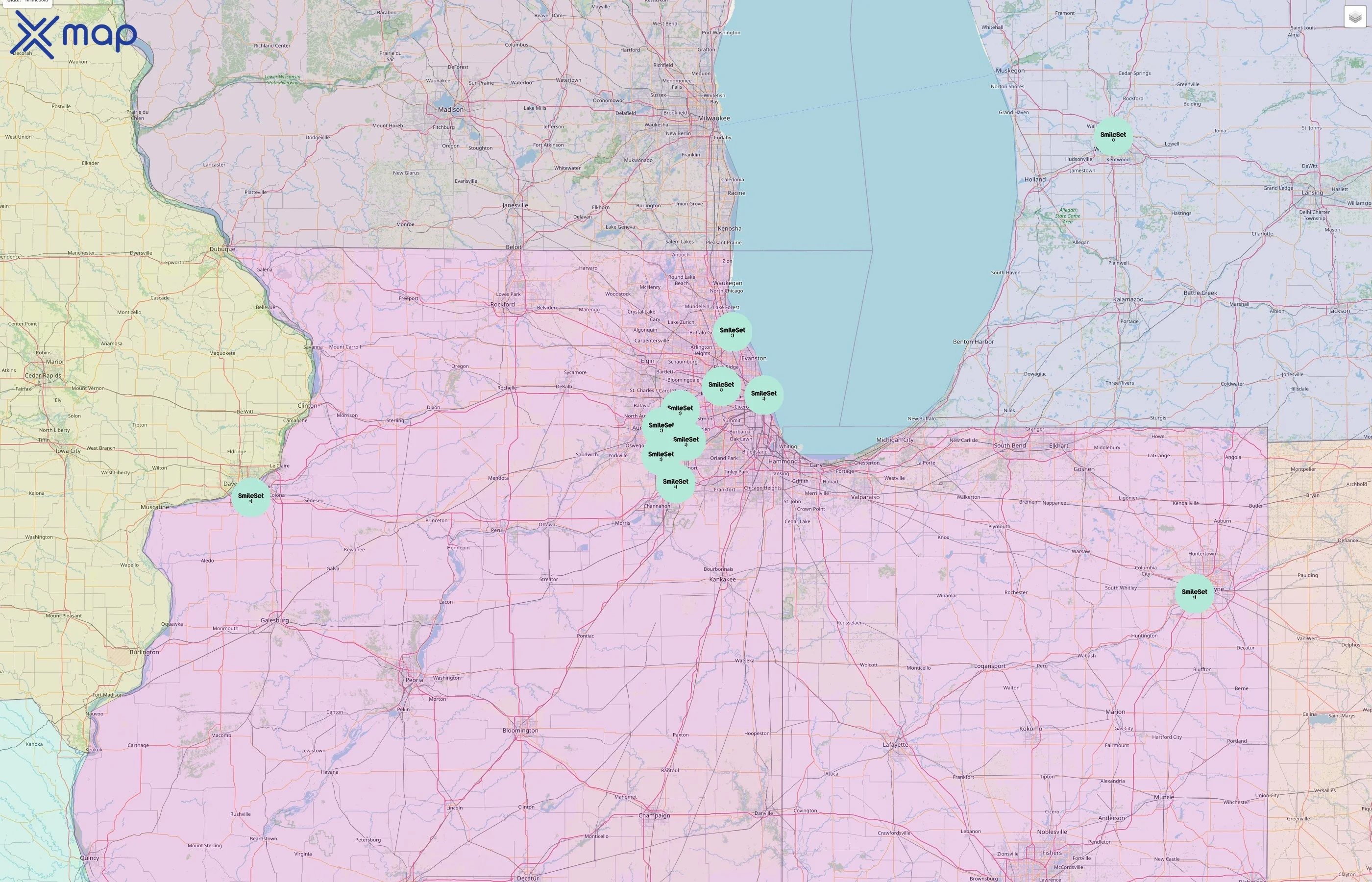SmileDirectClub street hotspots