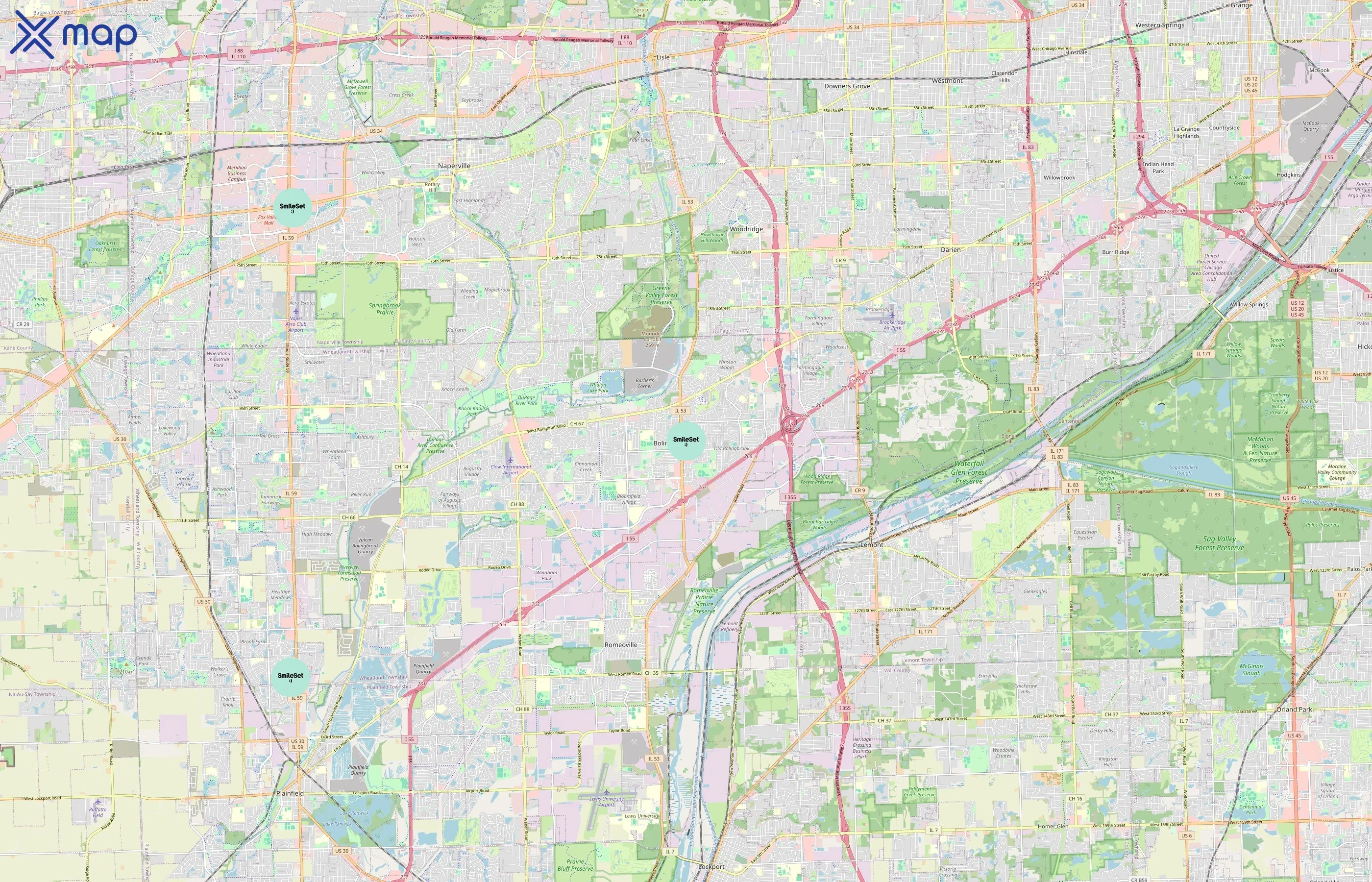 SmileDirectClub area coverage