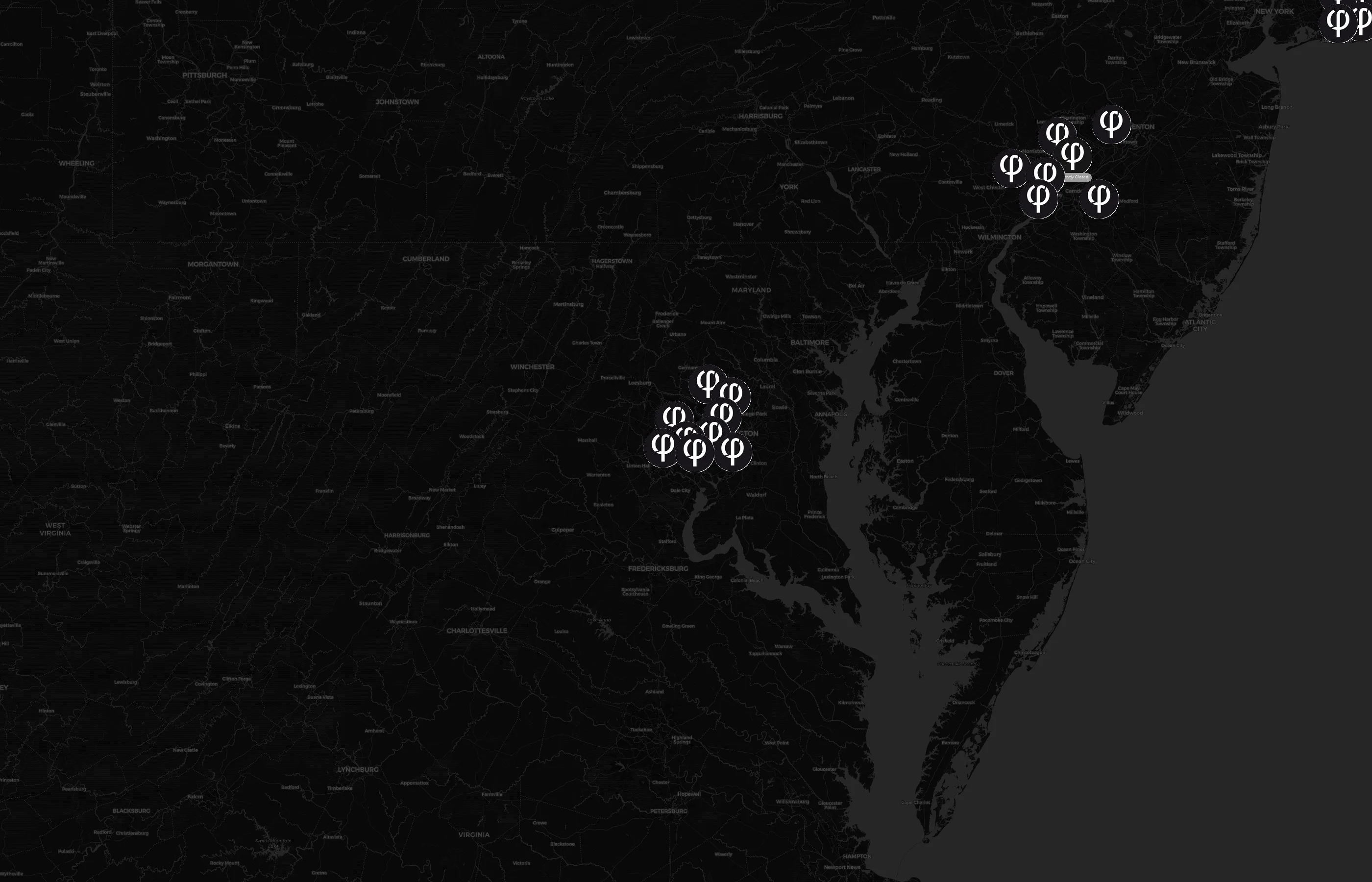 The Perfect Workout city distribution