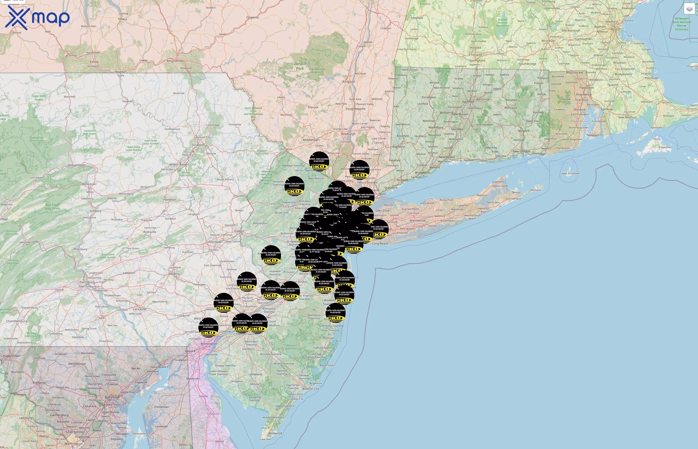 CKO Kickboxing street hotspots