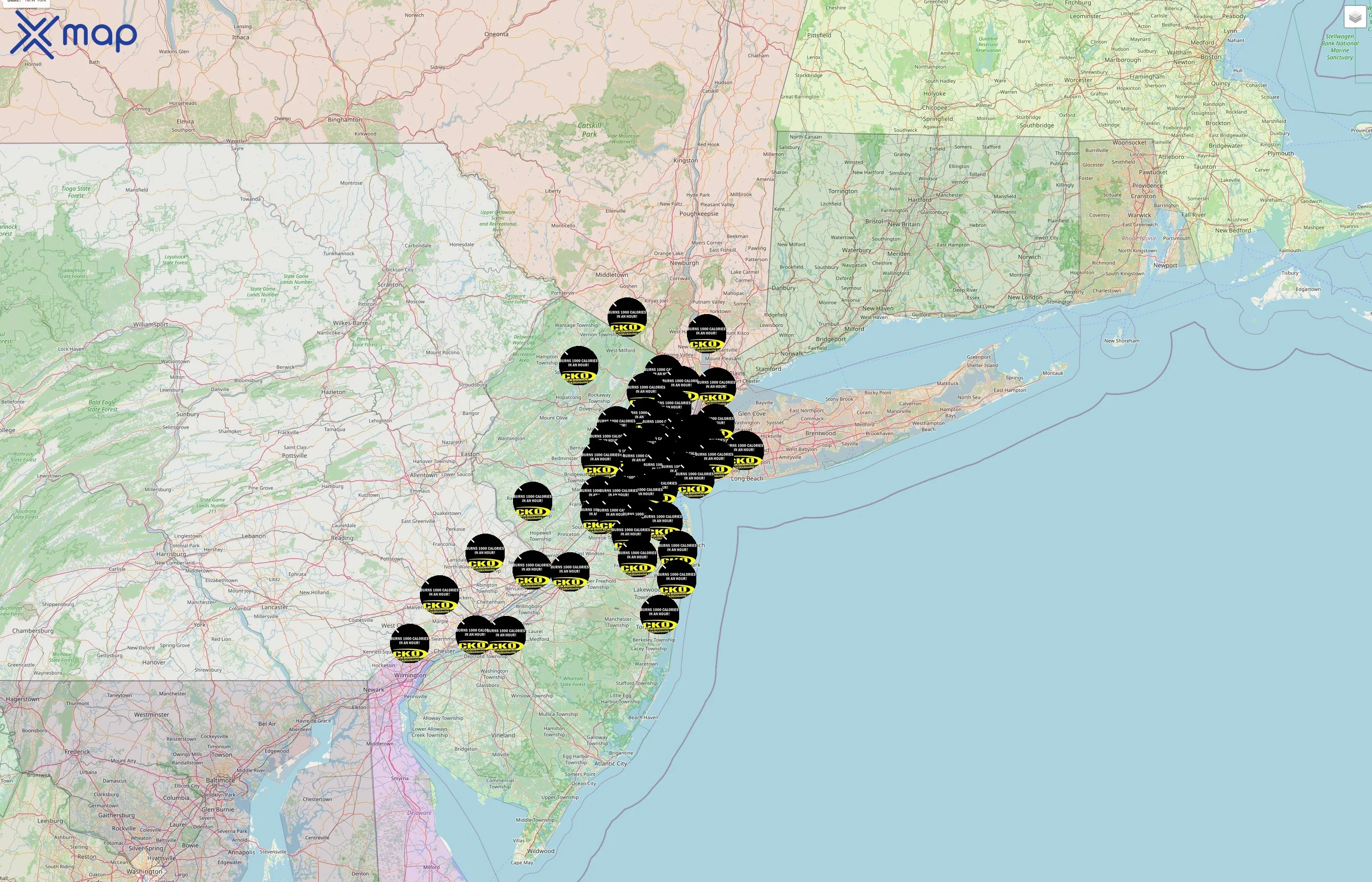 CKO Kickboxing street hotspots