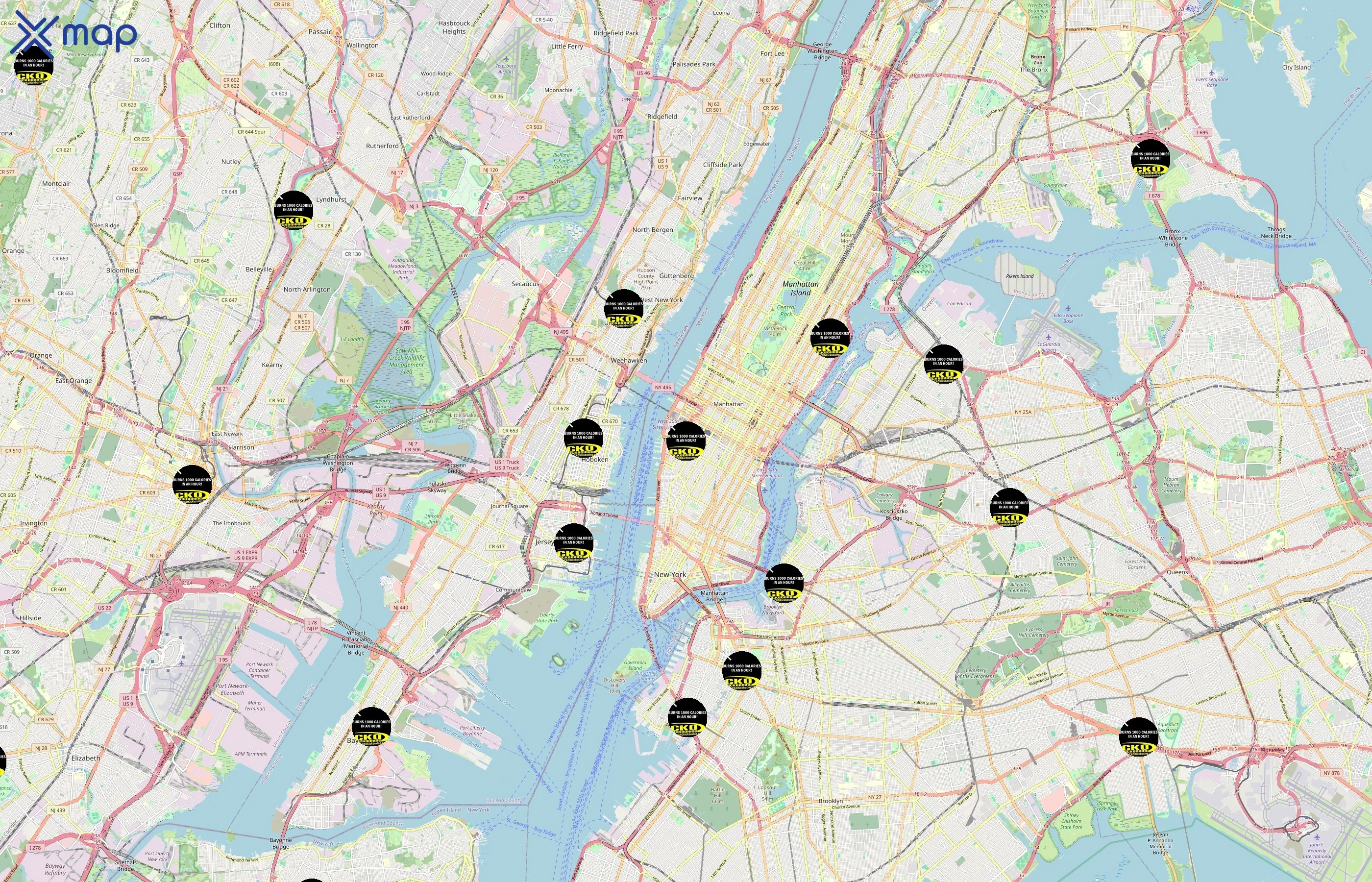 CKO Kickboxing area coverage