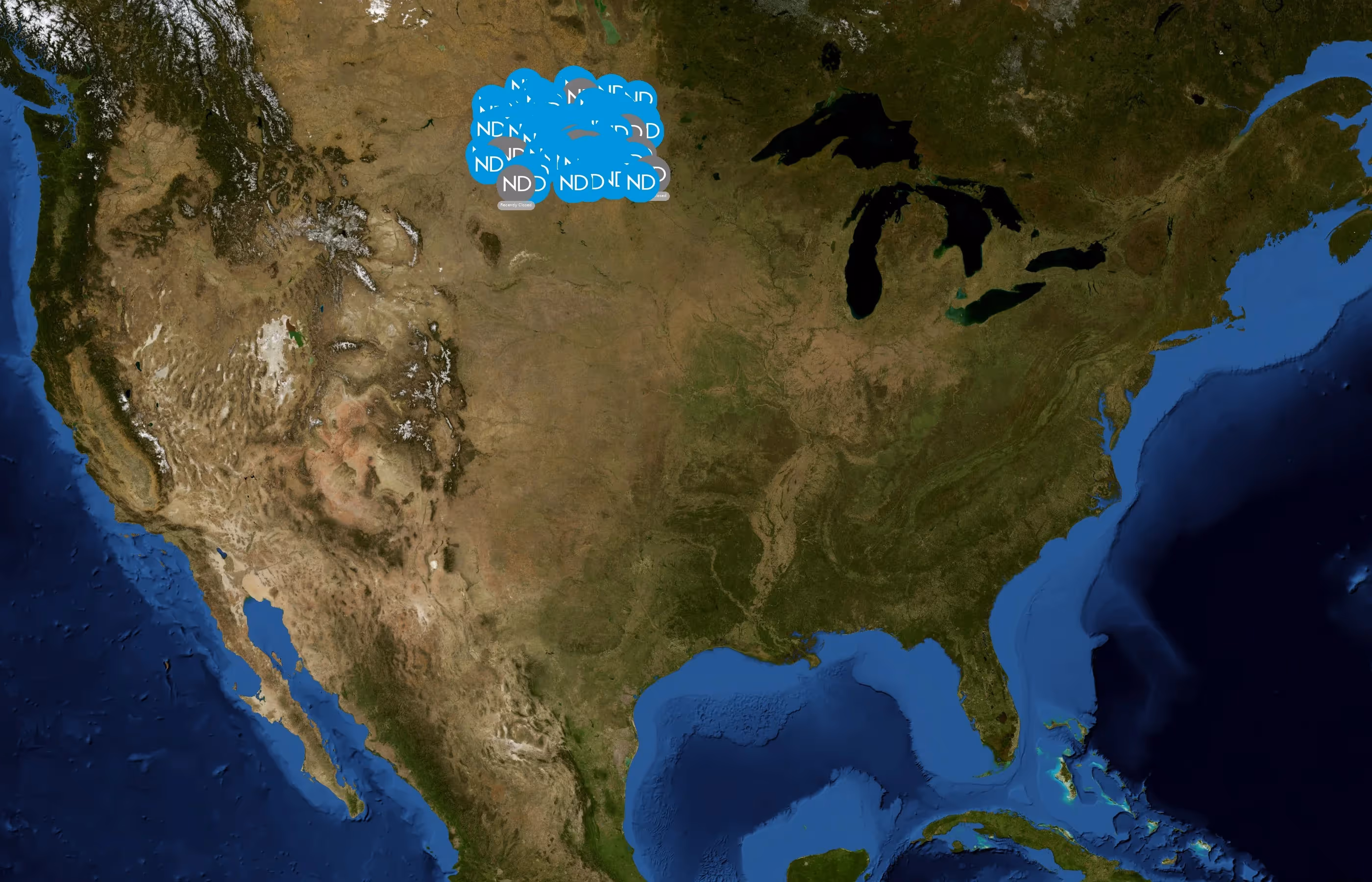 North Dakota Game and Fish Department state distribution