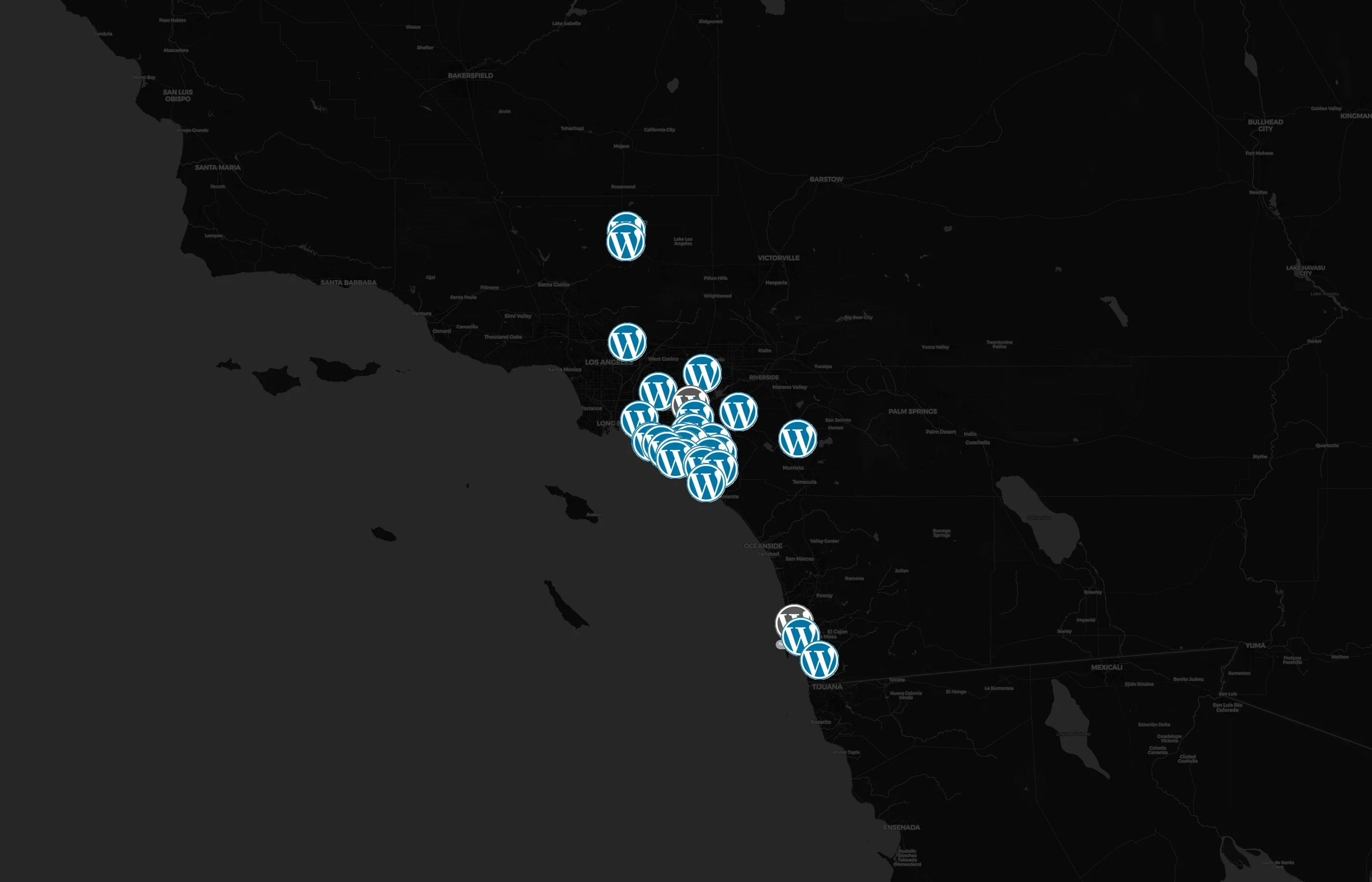 Happy Nails city distribution