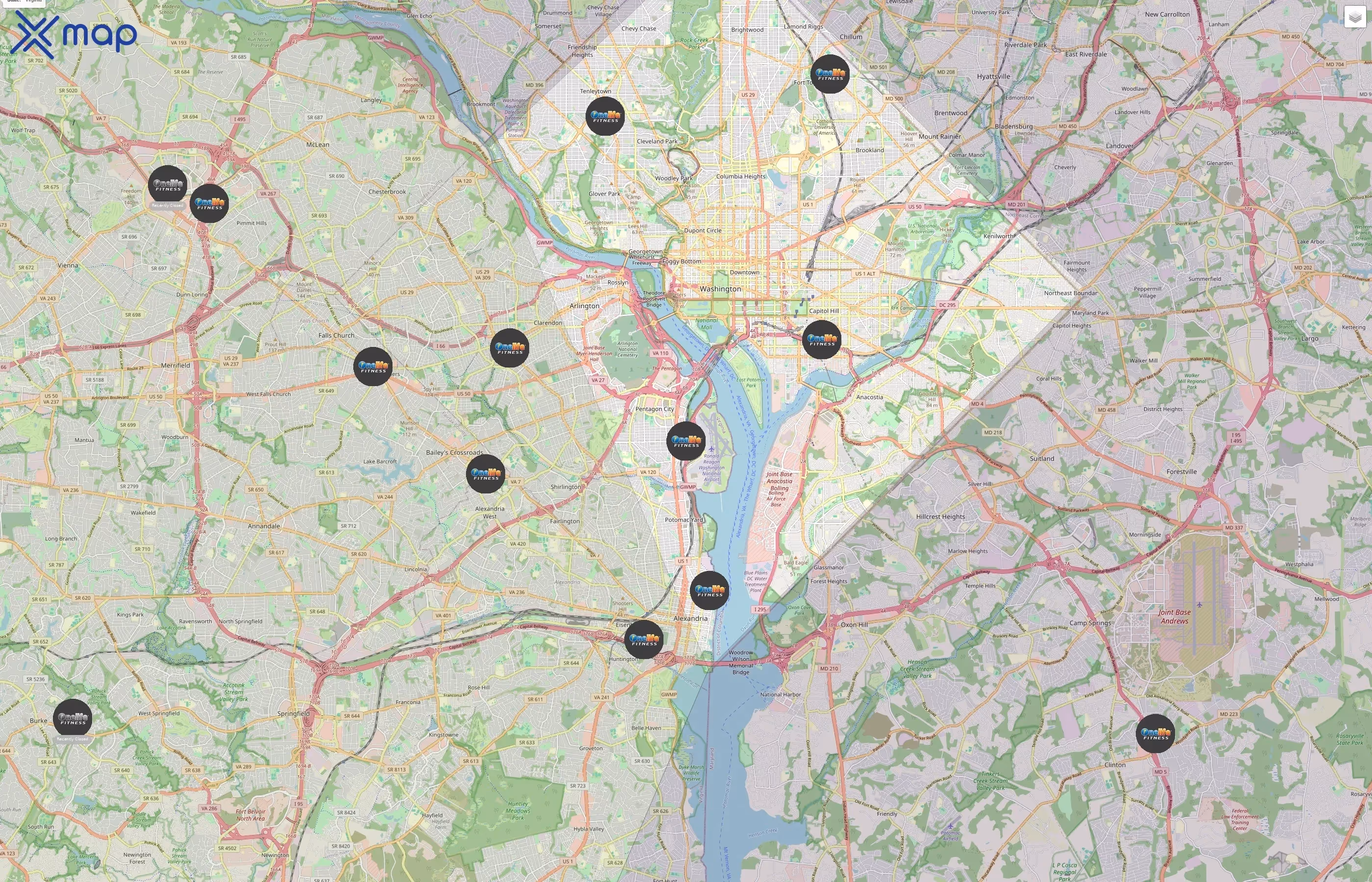 Onelife Fitness traffic data