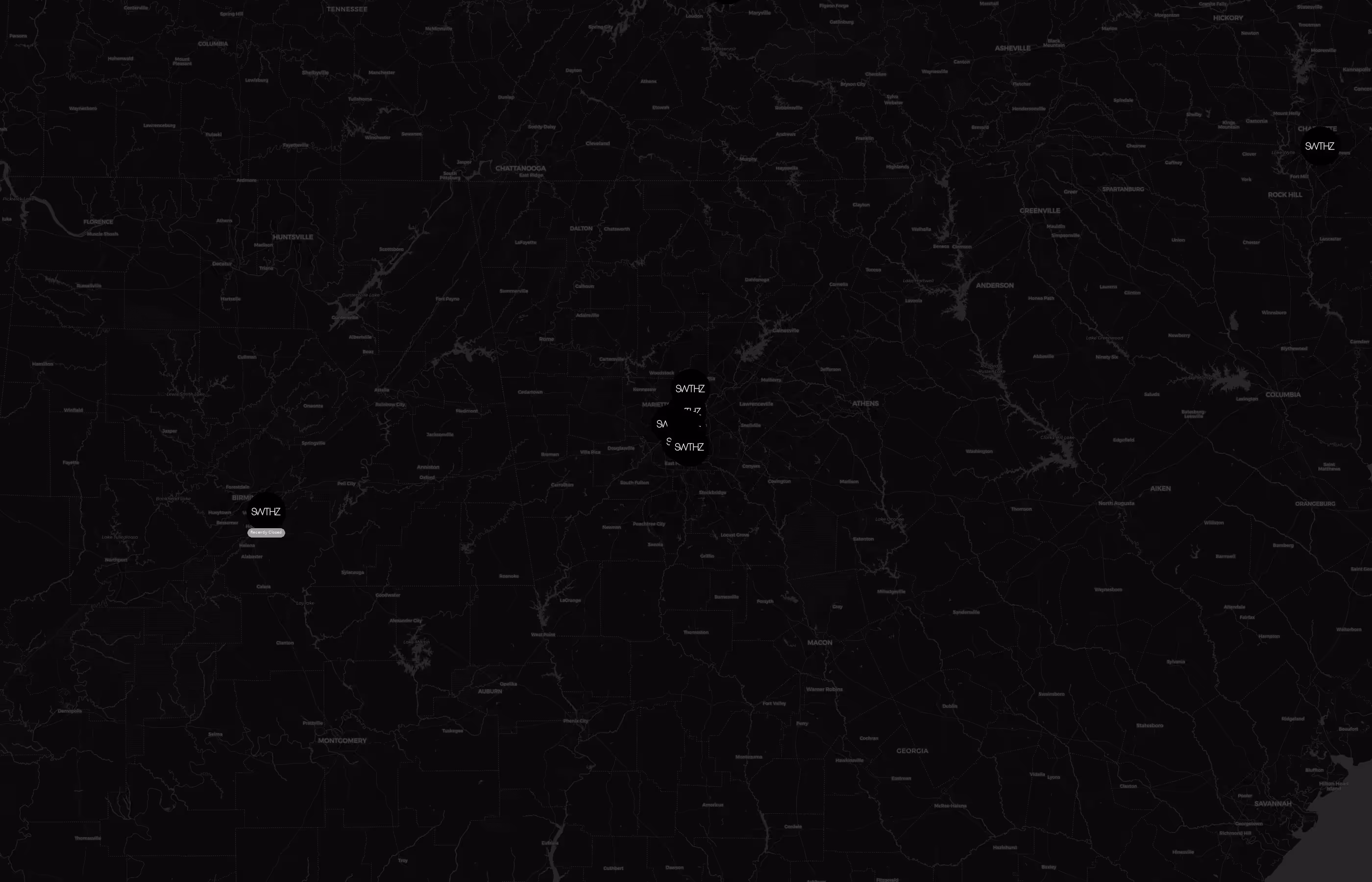 SweatHouz city distribution
