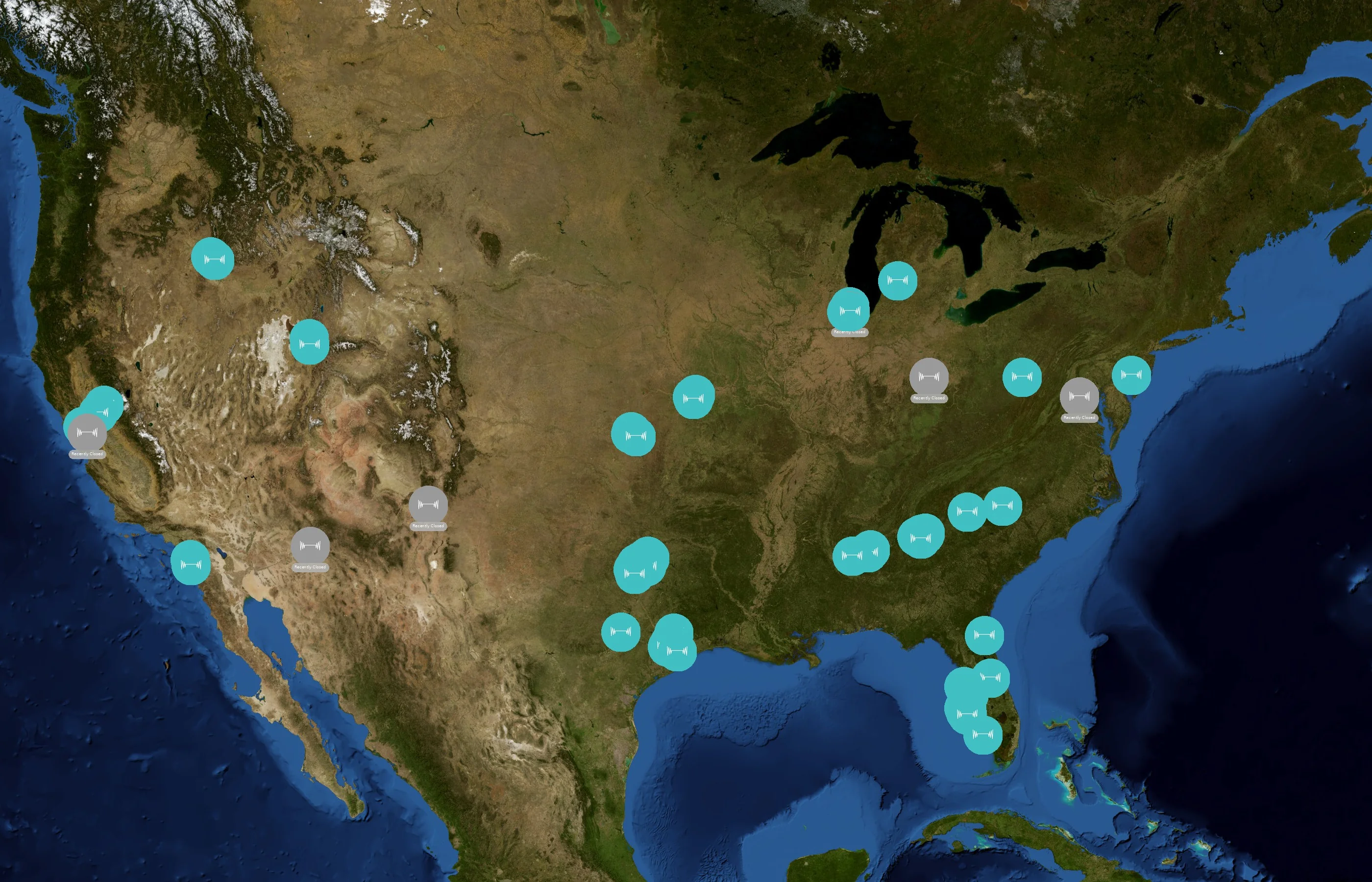 BODYBAR Pilates state distribution