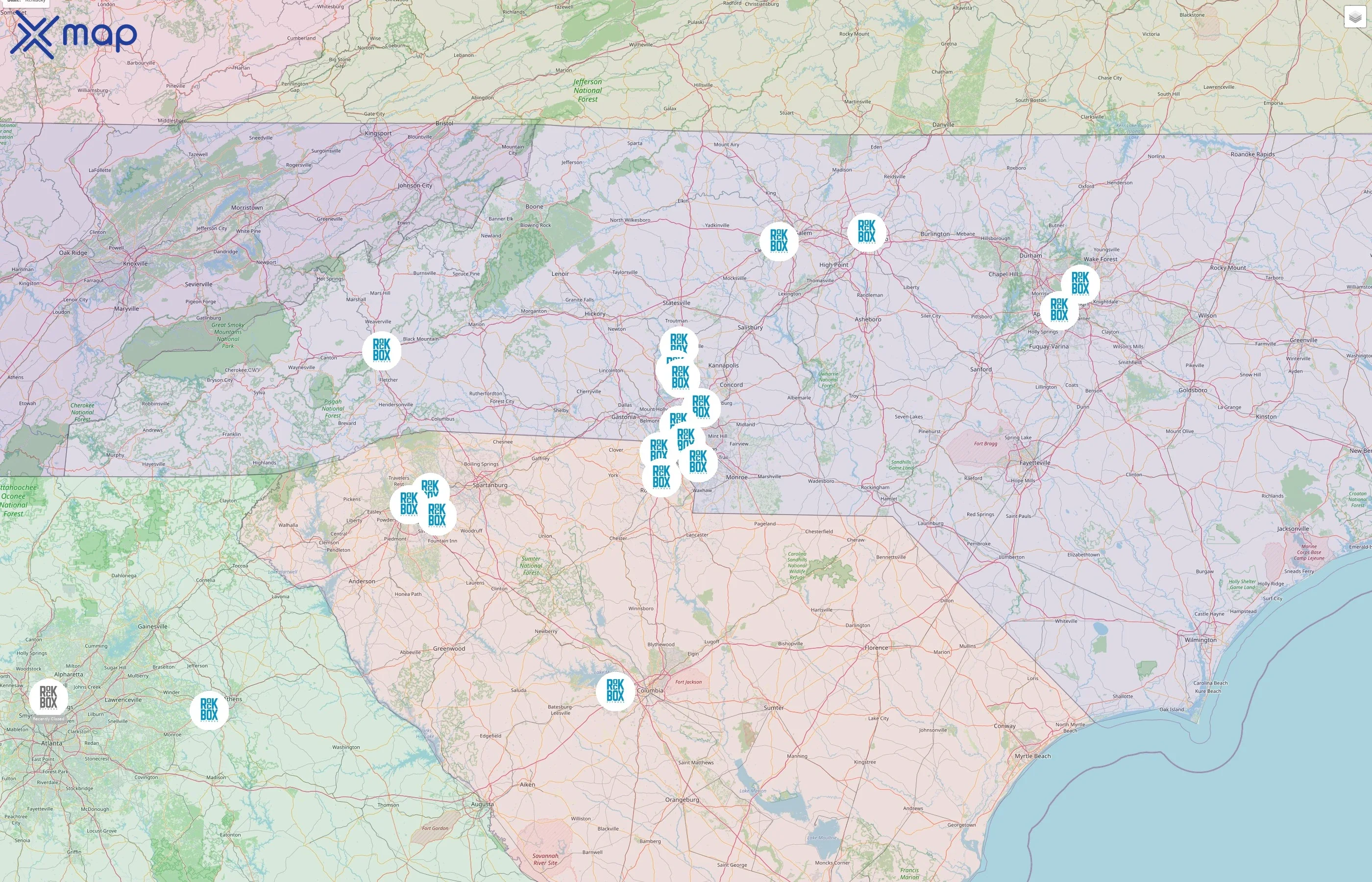 RockBox Fitness street hotspots