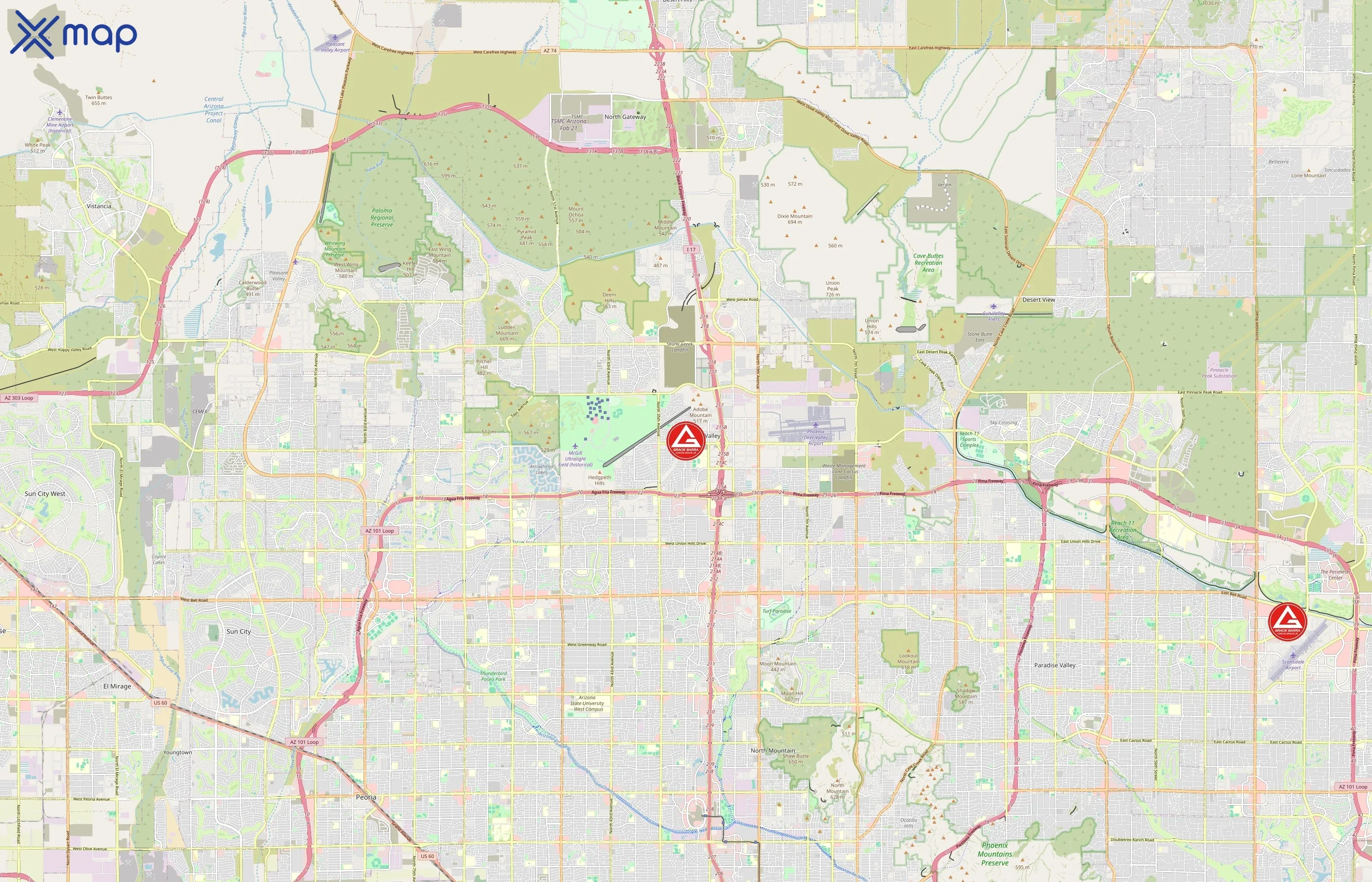 Gracie Barra area coverage