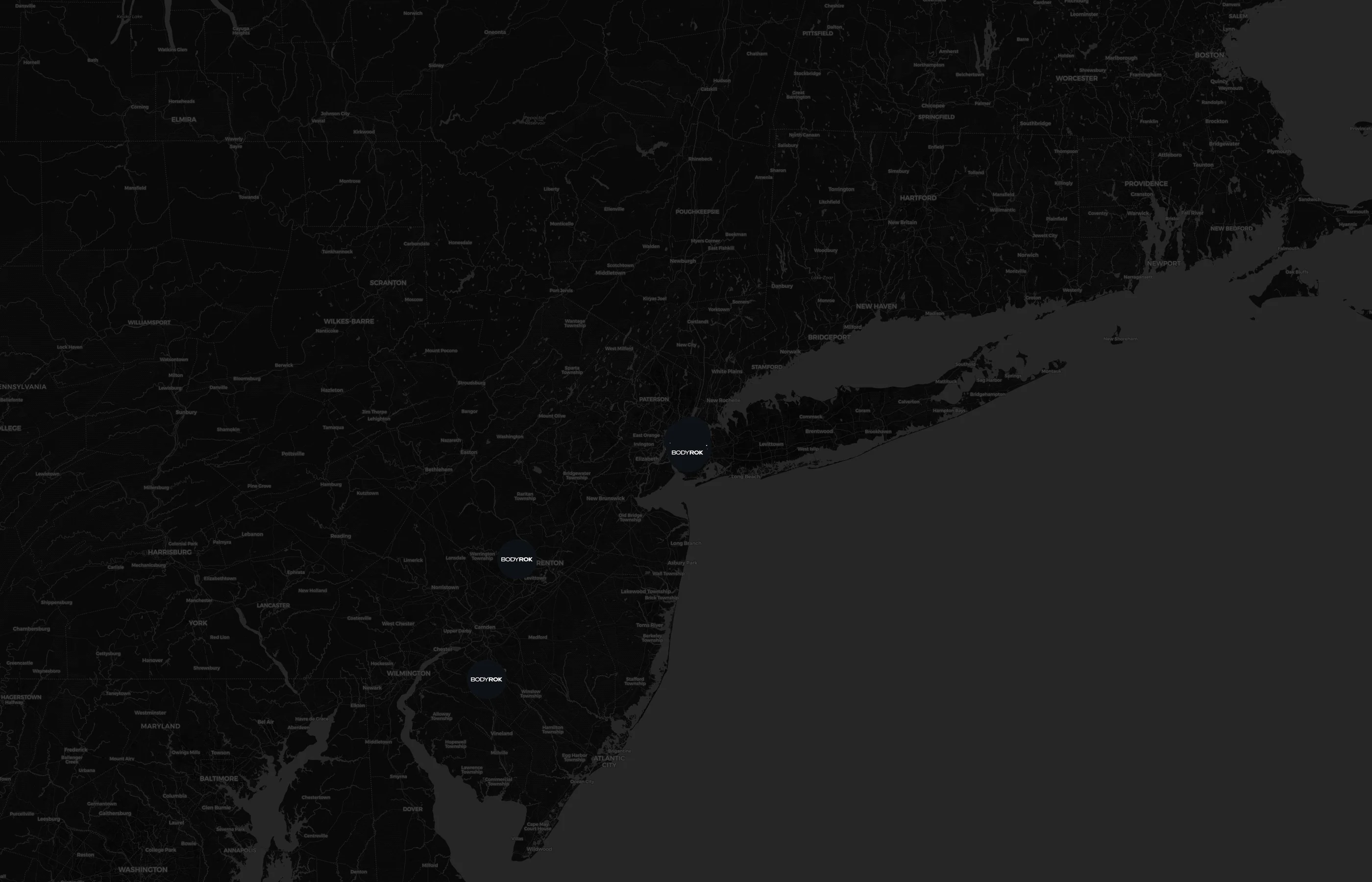 BODYROK city distribution