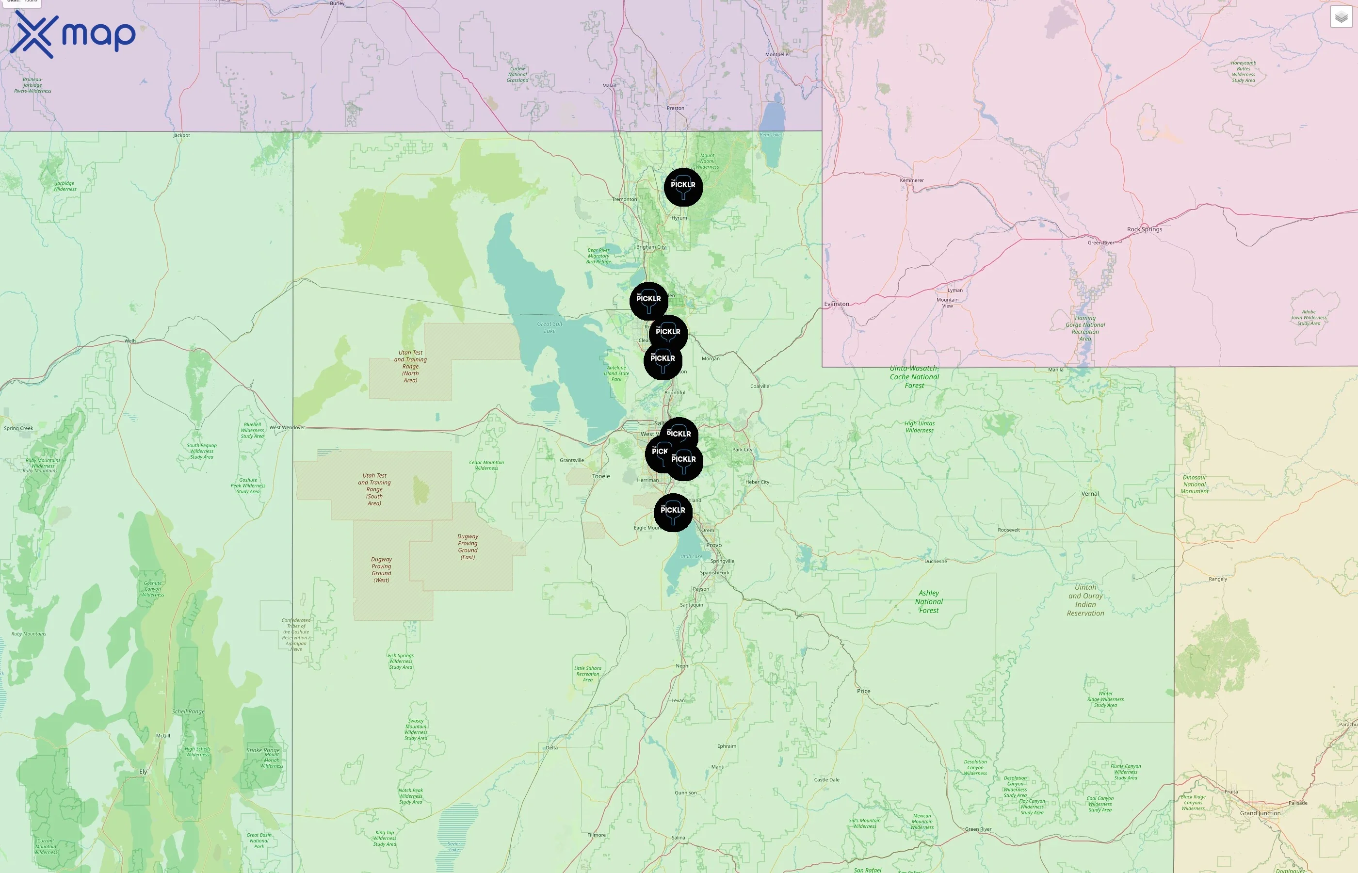 The Picklr street hotspots