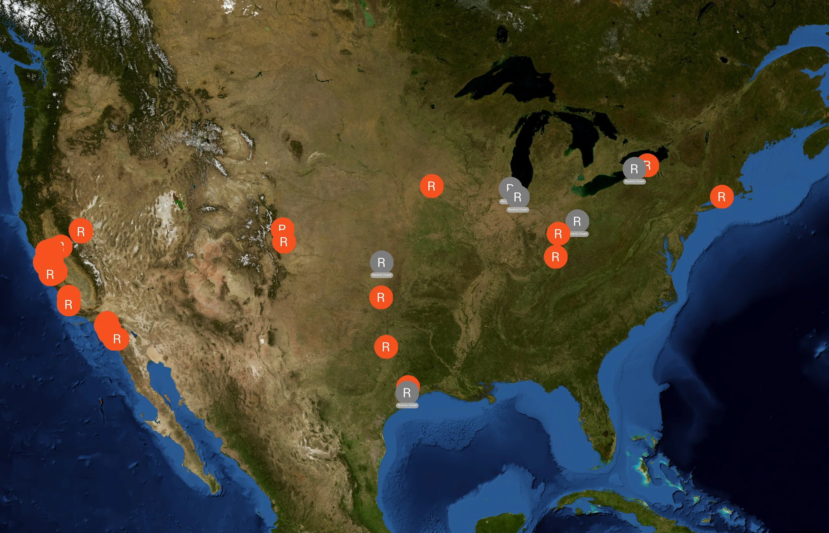 World Cup Soccer Camps state distribution