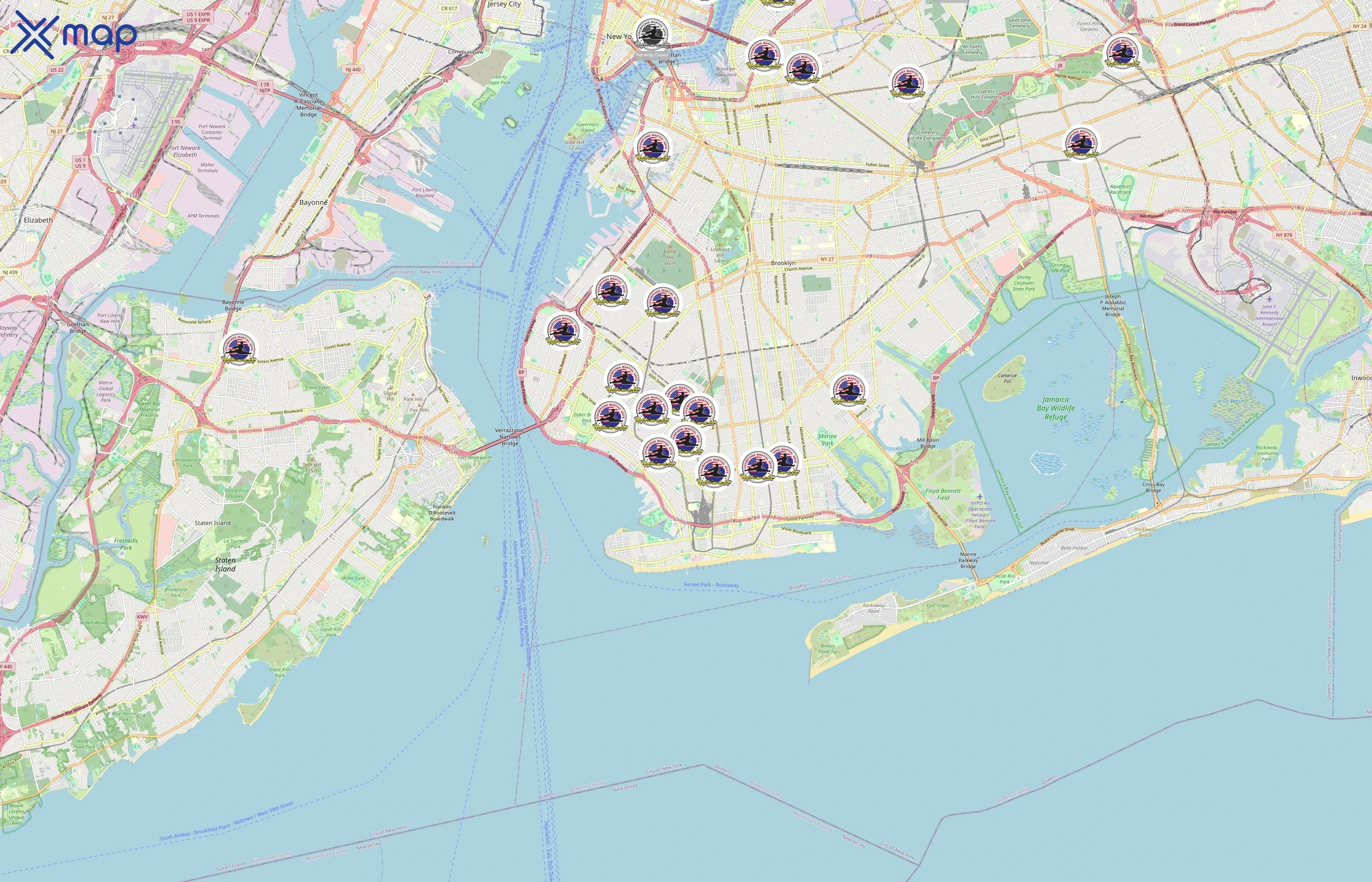 Champions Martial Arts area coverage