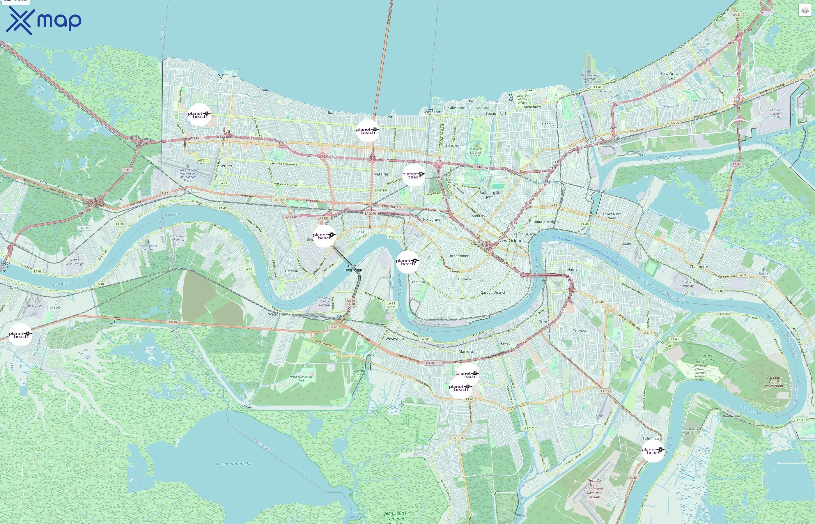 Planet Beach traffic data