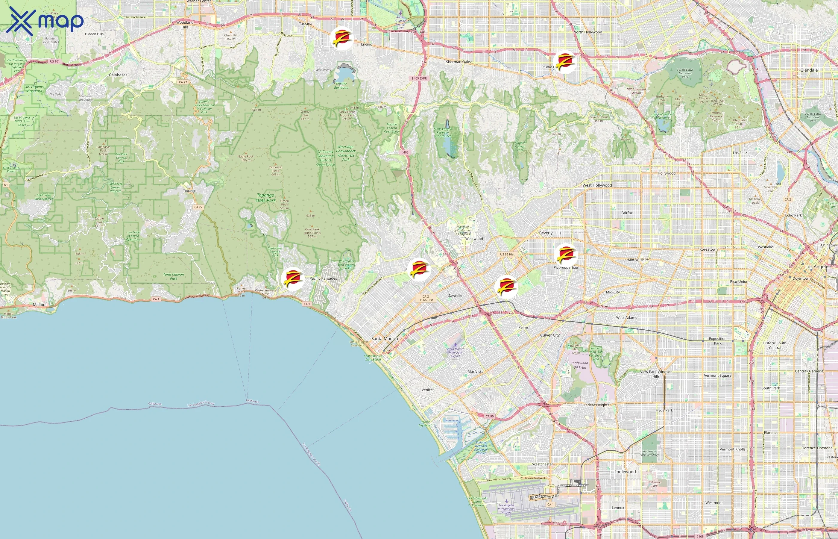 Z-Ultimate Self Defense Studios area coverage