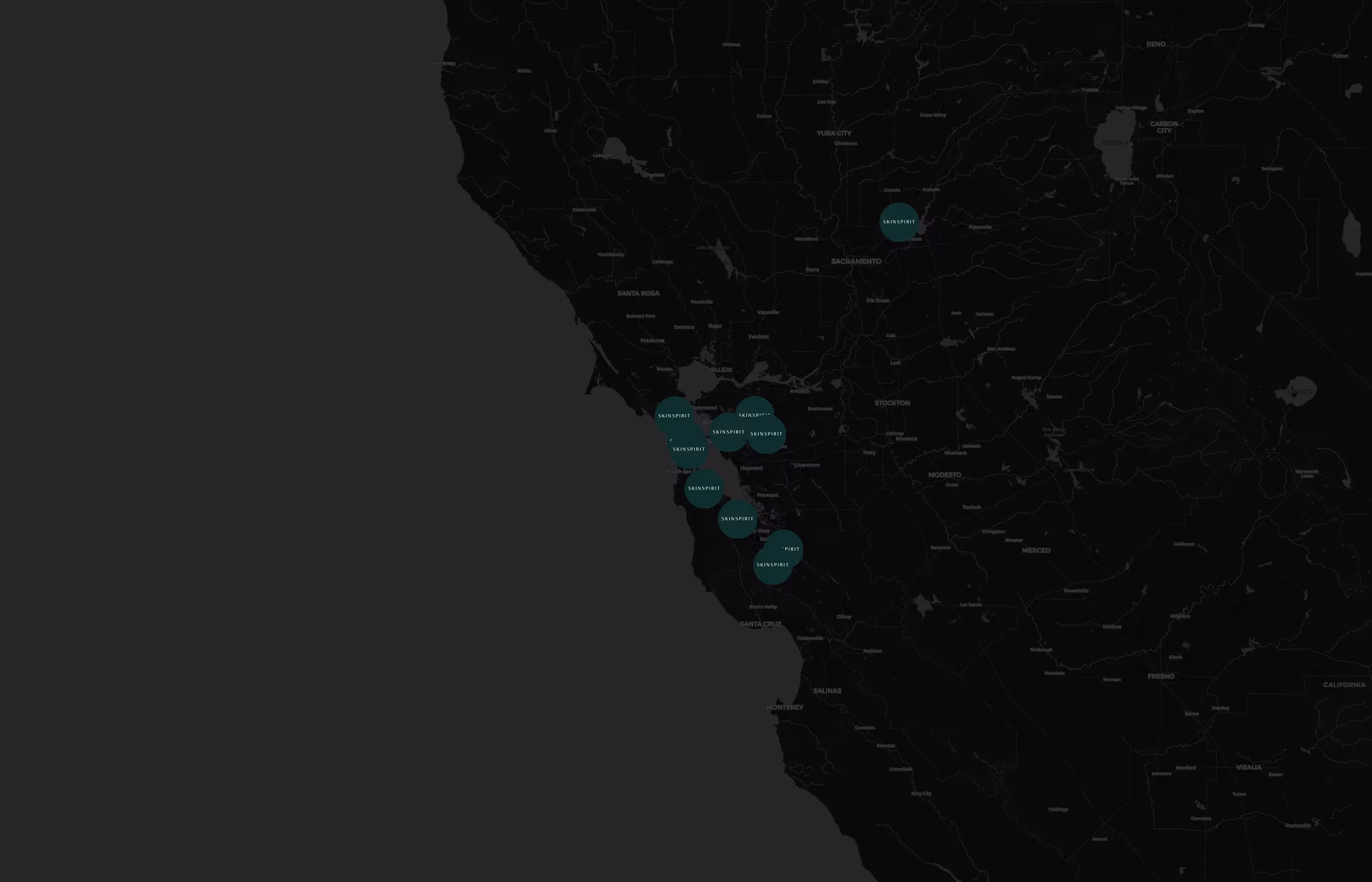 SkinSpirit city distribution