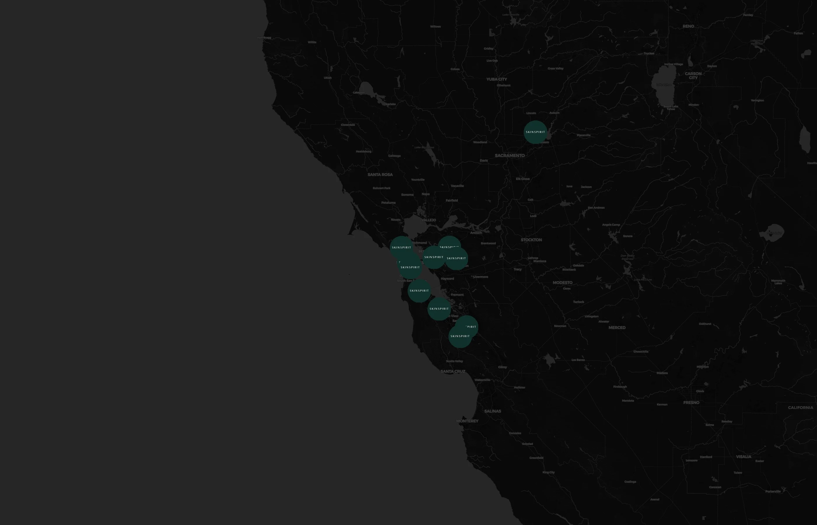 SkinSpirit city distribution