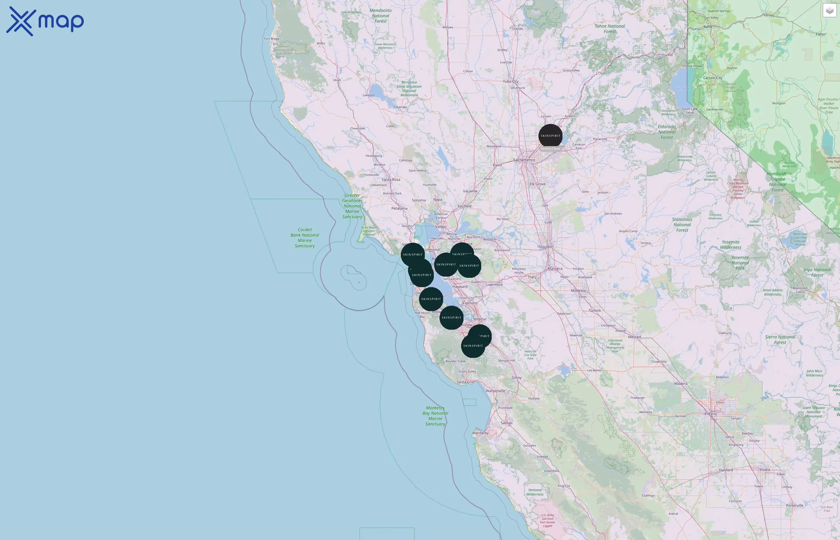 SkinSpirit street hotspots